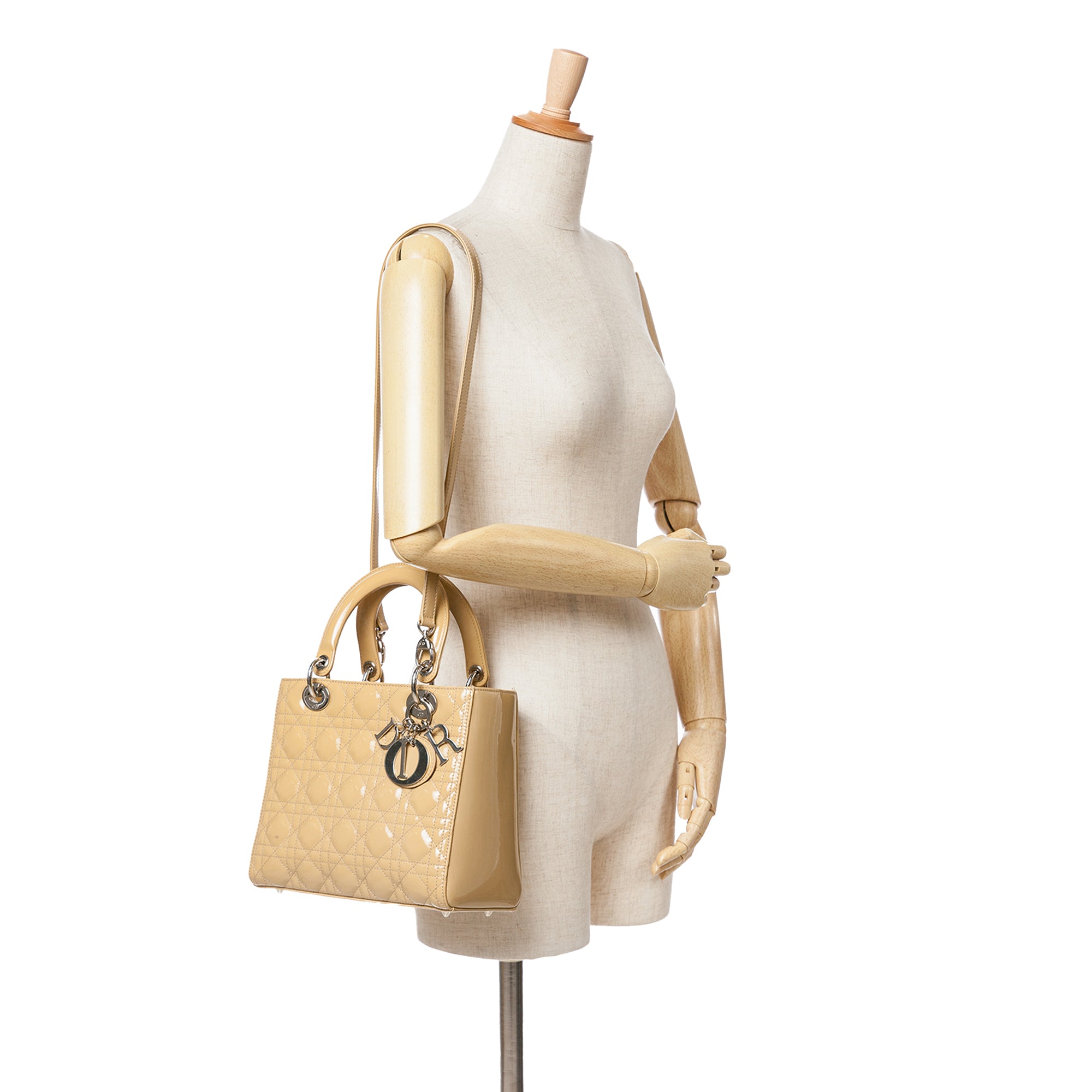 Dior Medium Patent Cannage Lady Dior - image 9