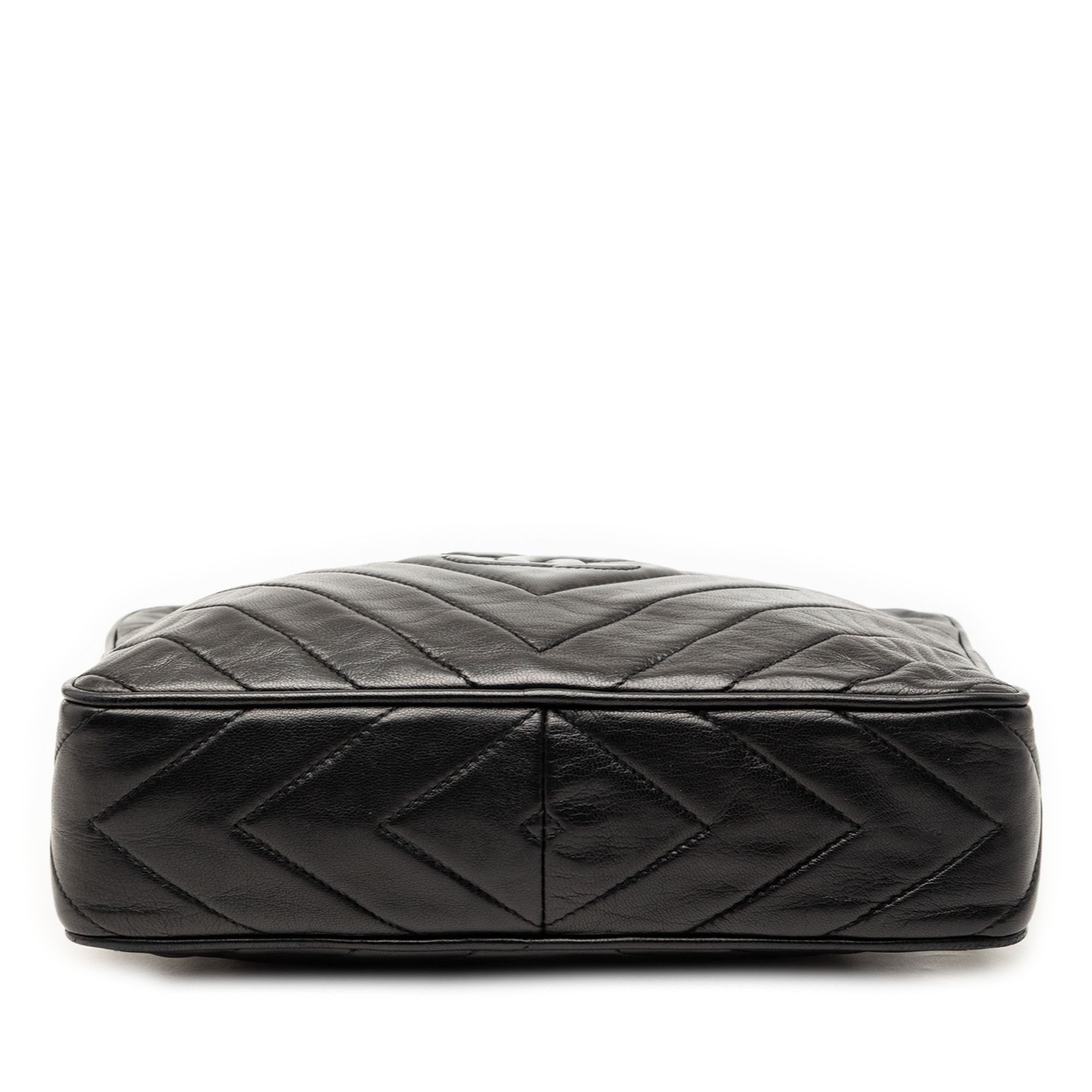 Chanel CC Diamond Quilted Lambskin Tassel Camera Bag - image 3