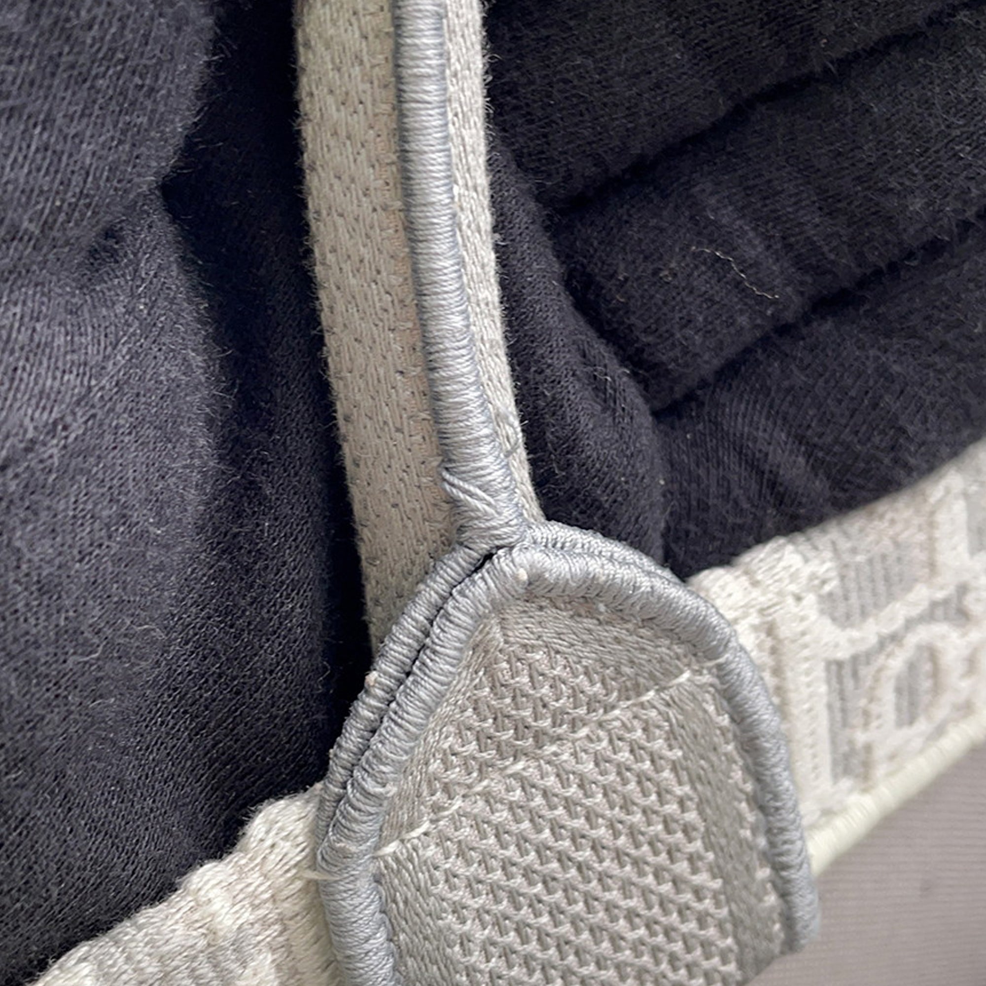 Dior Mini Oblique Embroidered Canvas Lace Book Tote - image 10