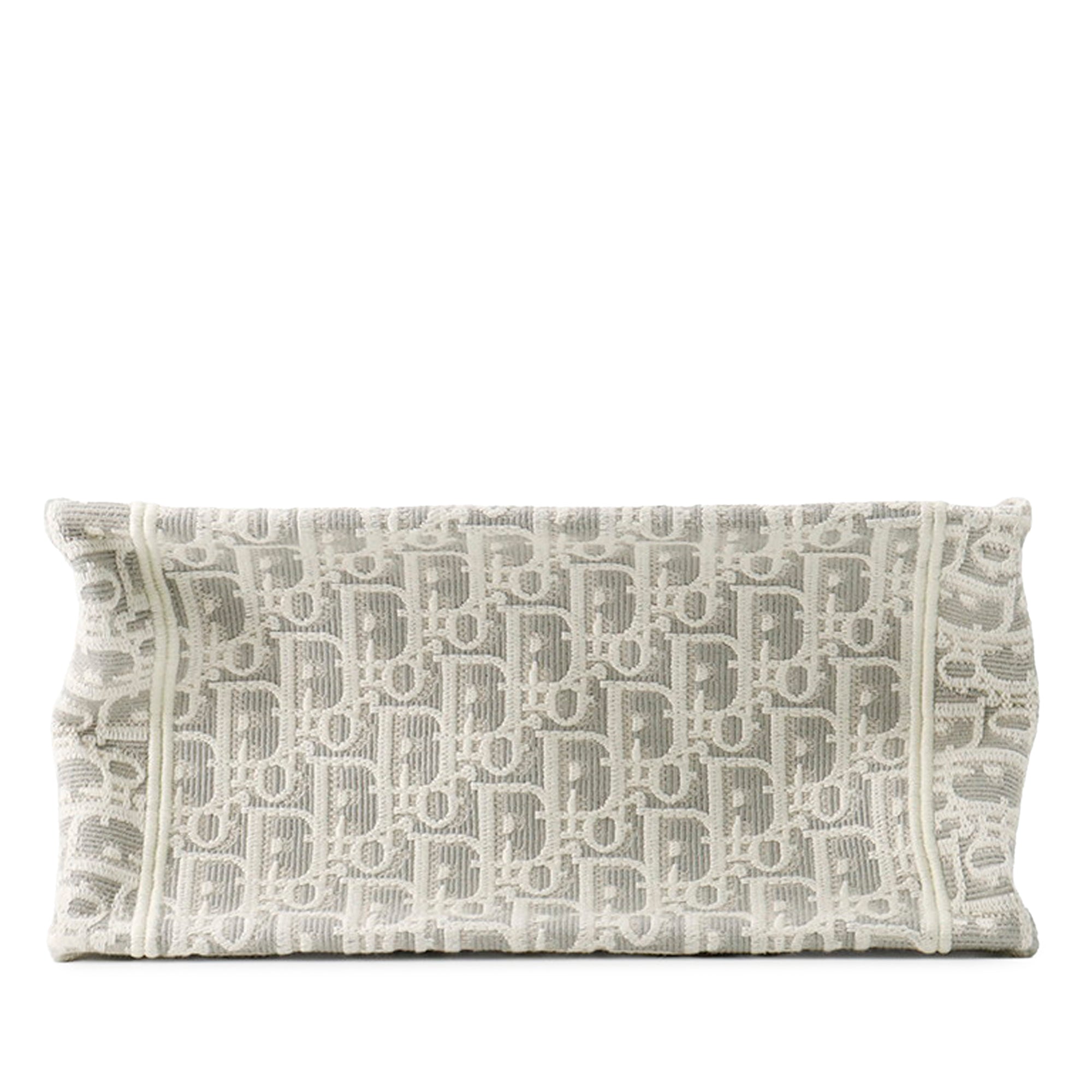 Dior Mini Oblique Embroidered Canvas Lace Book Tote - image 3