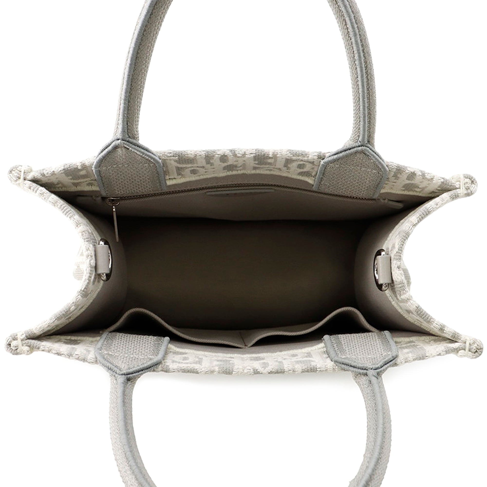 Dior Mini Oblique Embroidered Canvas Lace Book Tote - image 4