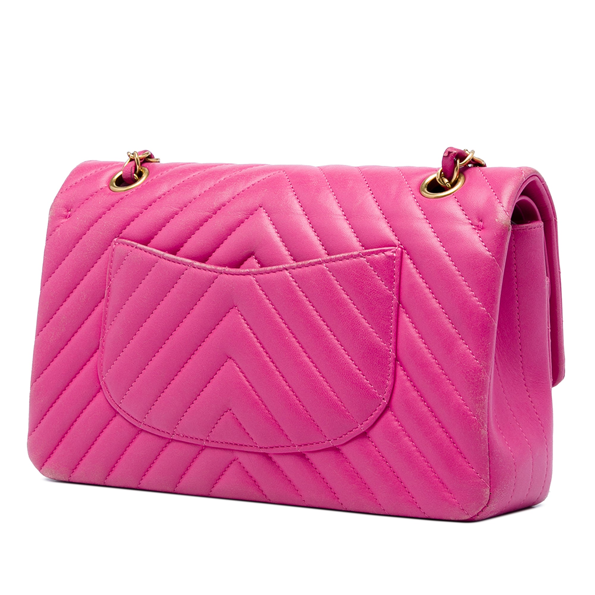 Chanel Medium Classic Chevron Lambskin Double Flap - image 2