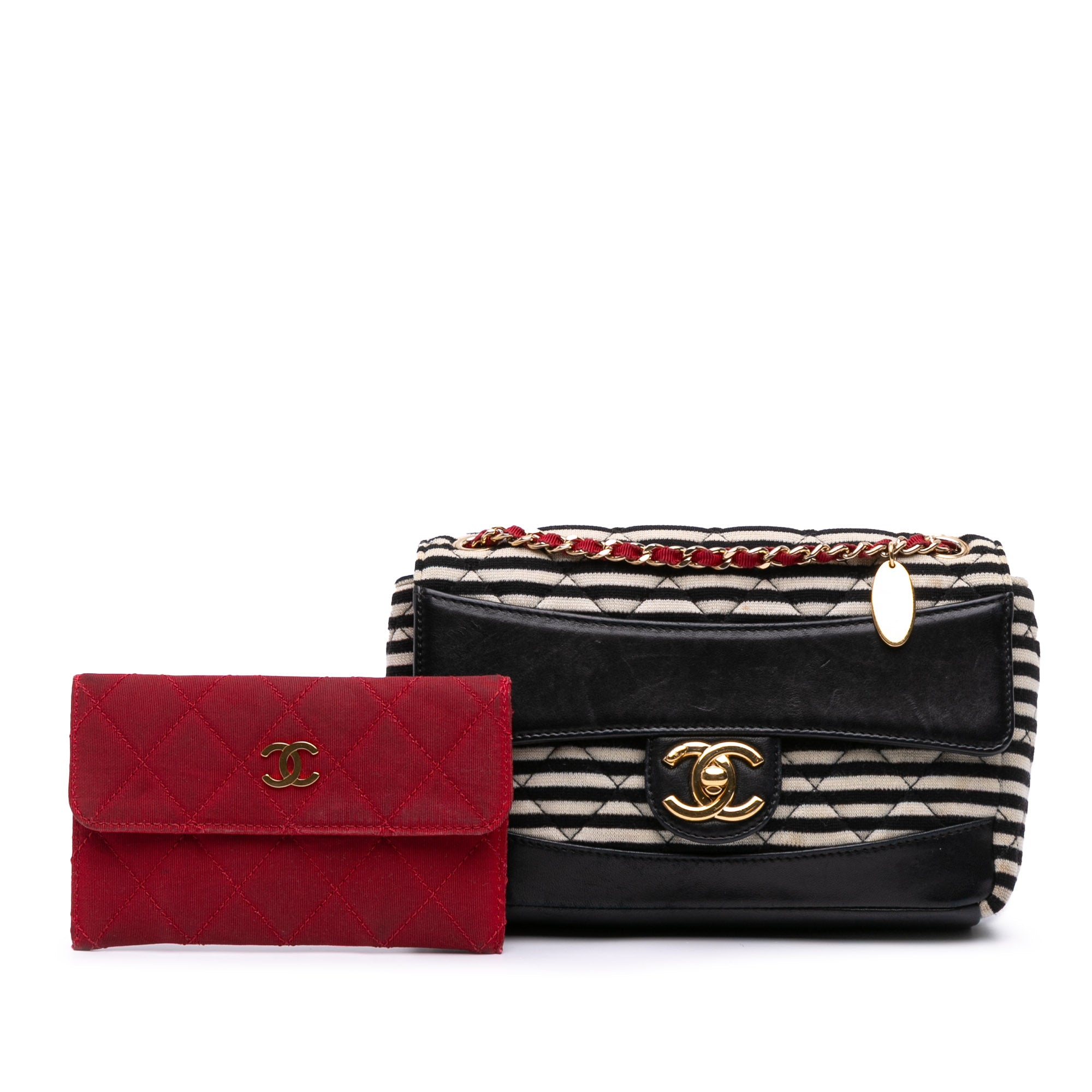 Chanel Small Quilted Jersey Coco Sailor Single Flap - image 12