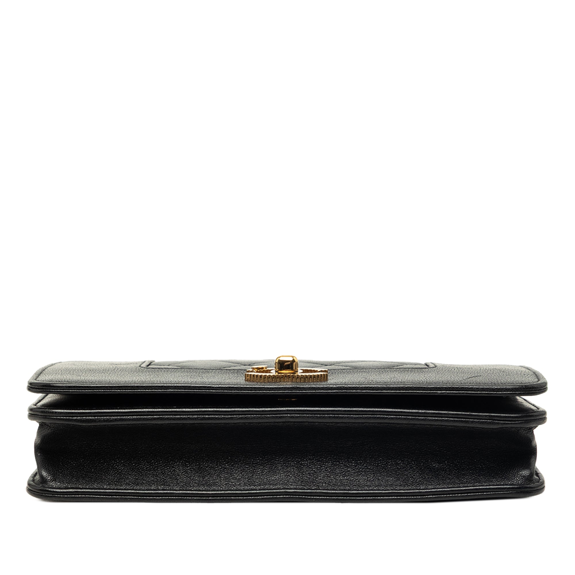 Chanel Quilted Lambskin Mademoiselle Wallet on Chain - image 3