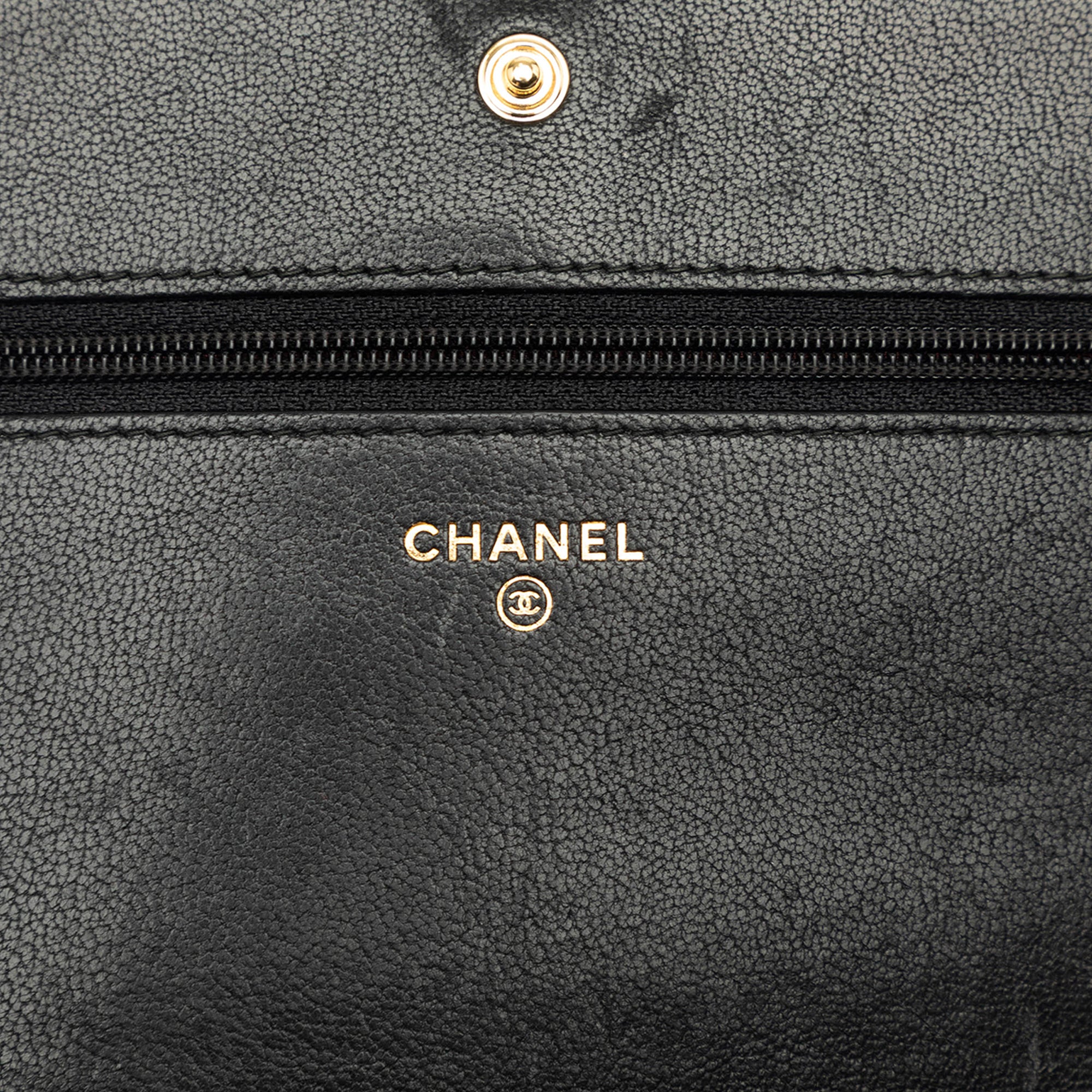Chanel Quilted Lambskin Mademoiselle Wallet on Chain - image 5