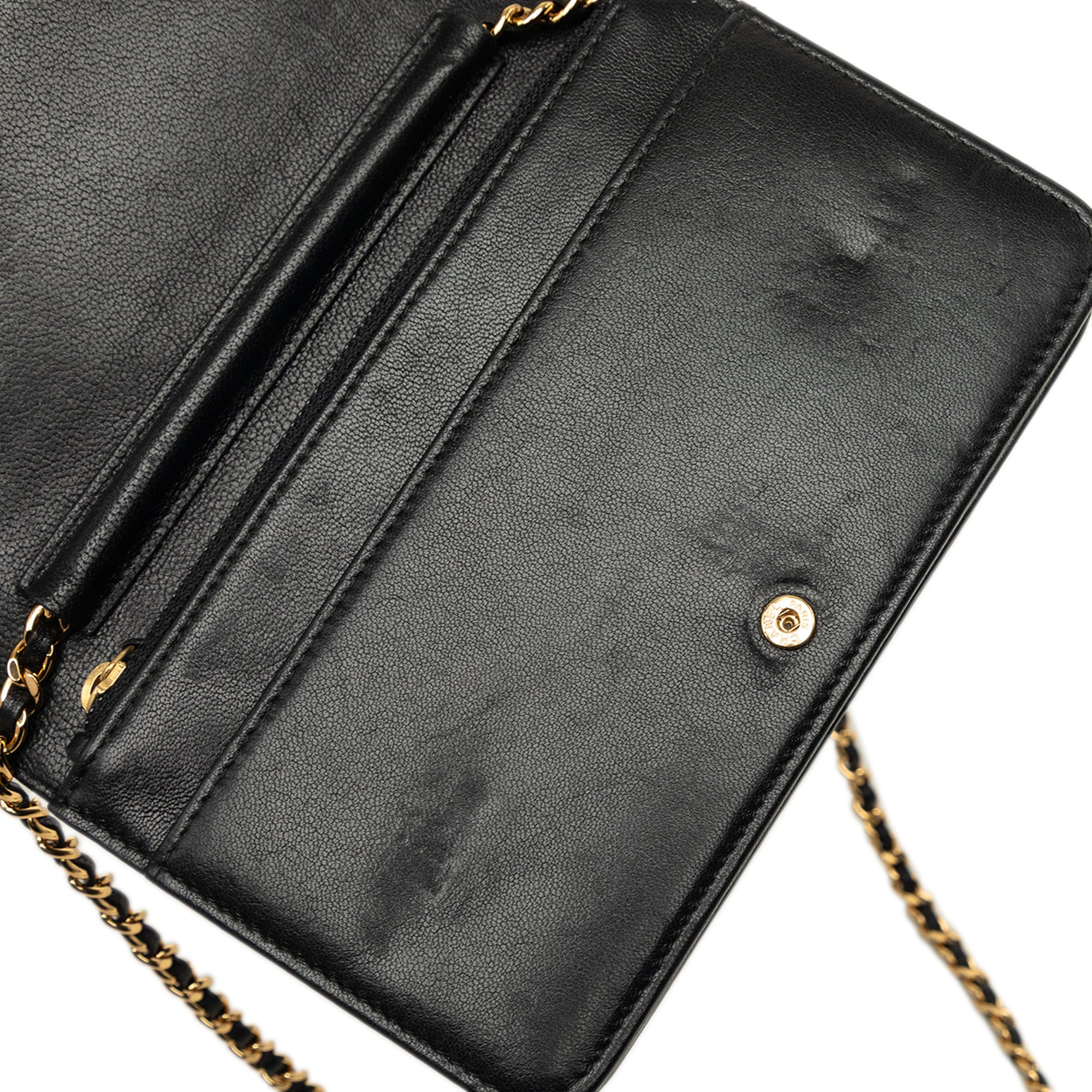 Chanel Quilted Lambskin Mademoiselle Wallet on Chain - image 6