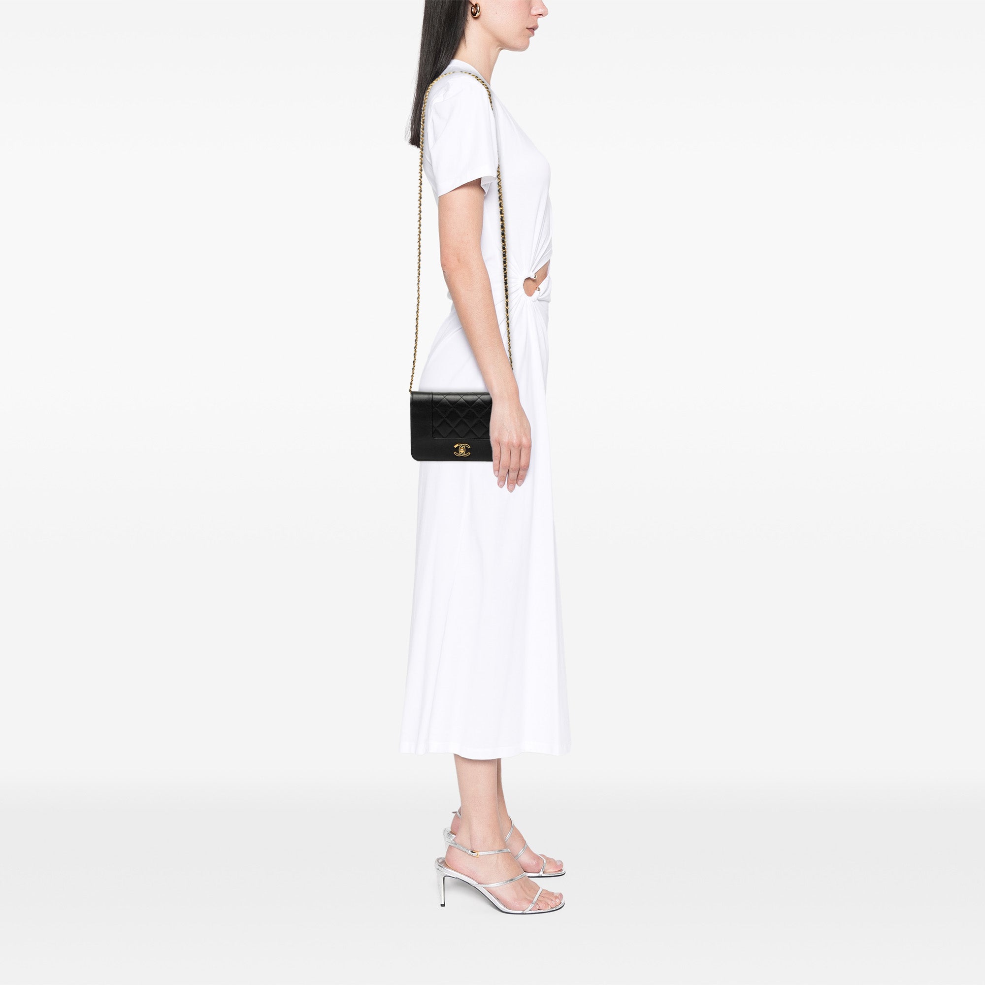 Chanel Quilted Lambskin Mademoiselle Wallet on Chain - image 7