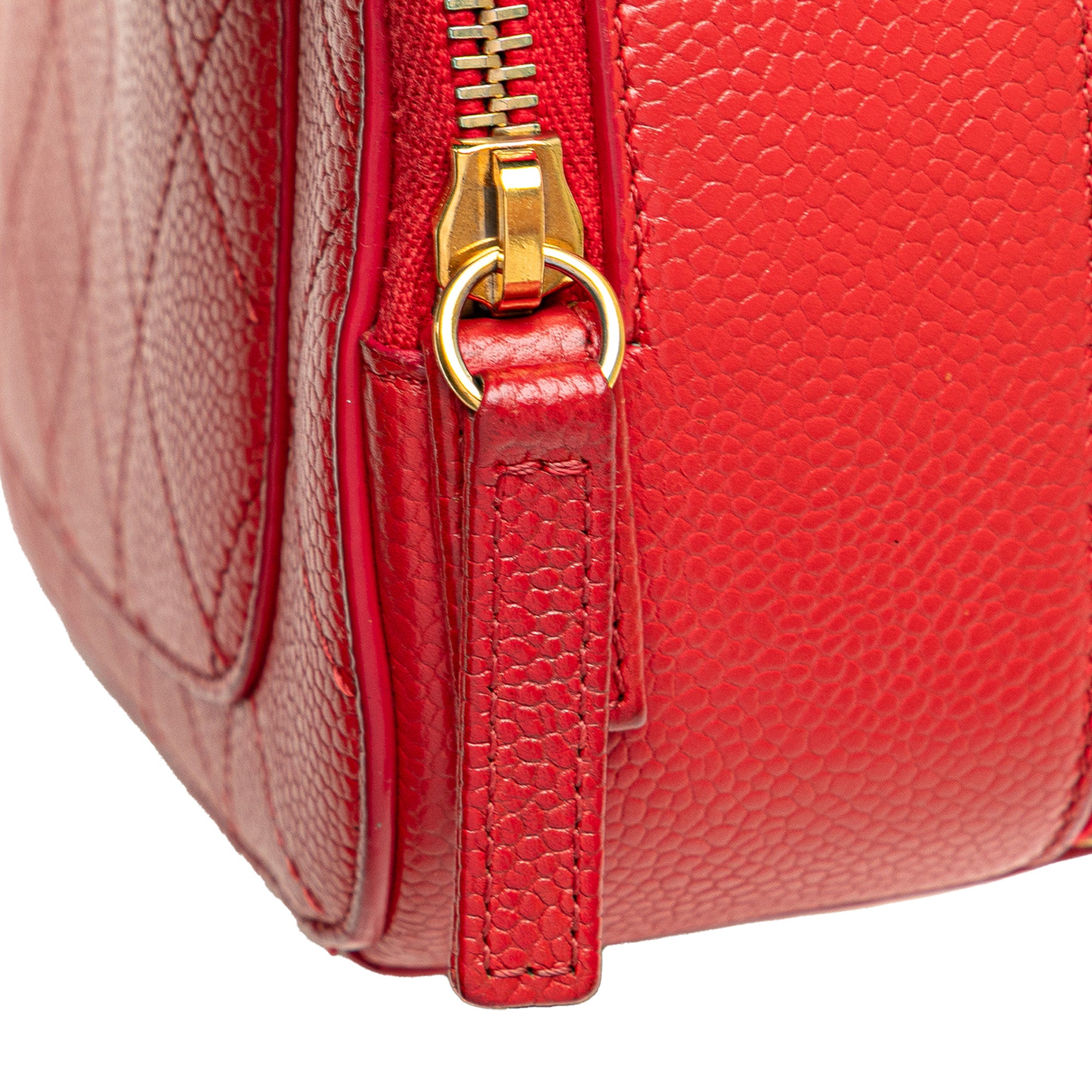 Chanel Small CC Quilted Caviar Top Handle Camera Bag - image 10