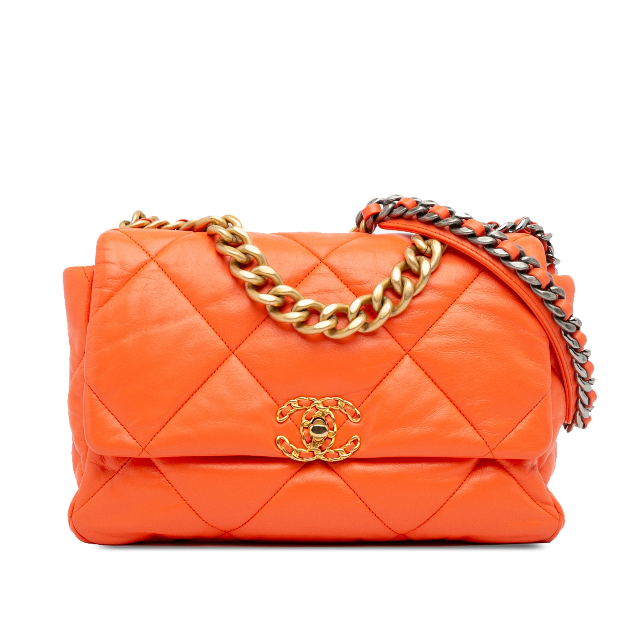 Chanel Large 19 Lambskin Flap - image 1