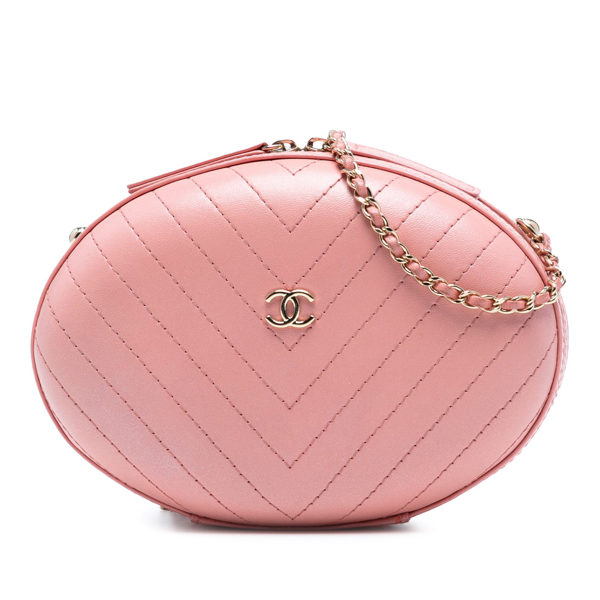 Chanel Chevron Stitched Calfskin La Pausa Evening Bag - image 1