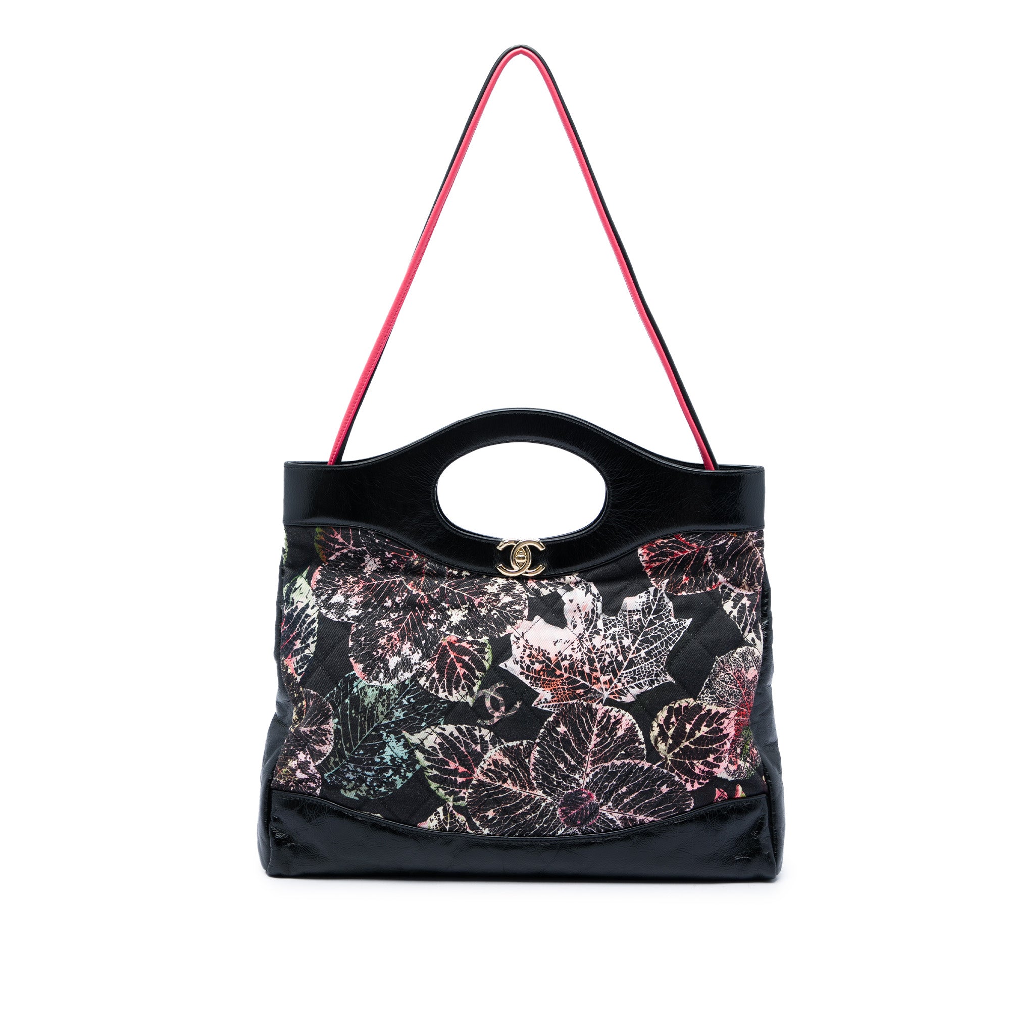 Chanel Large Printed Canvas and Glazed Calfskin 31 Shopping Bag - image 1