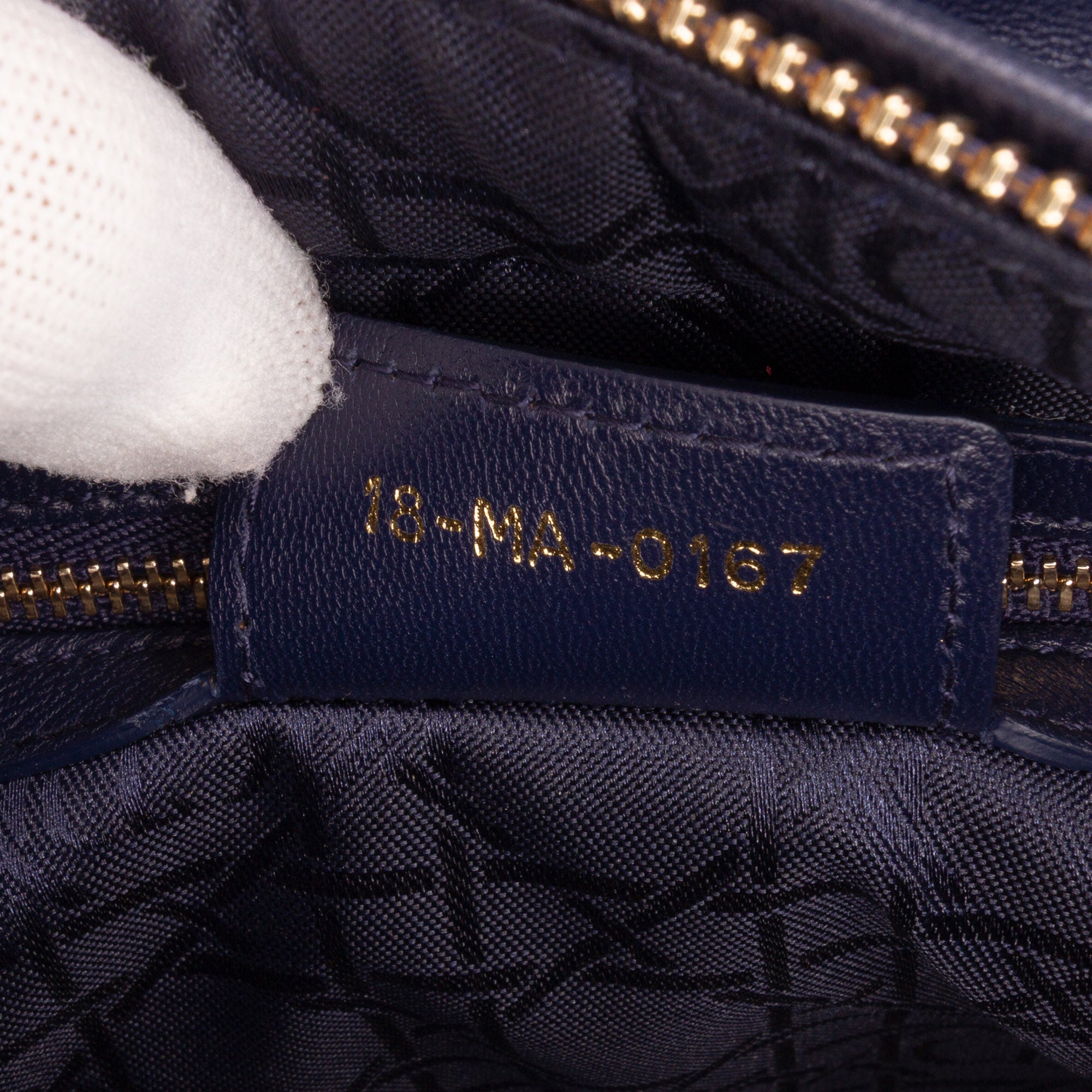 Dior Medium Lambskin Cannage Lady Dior - image 6