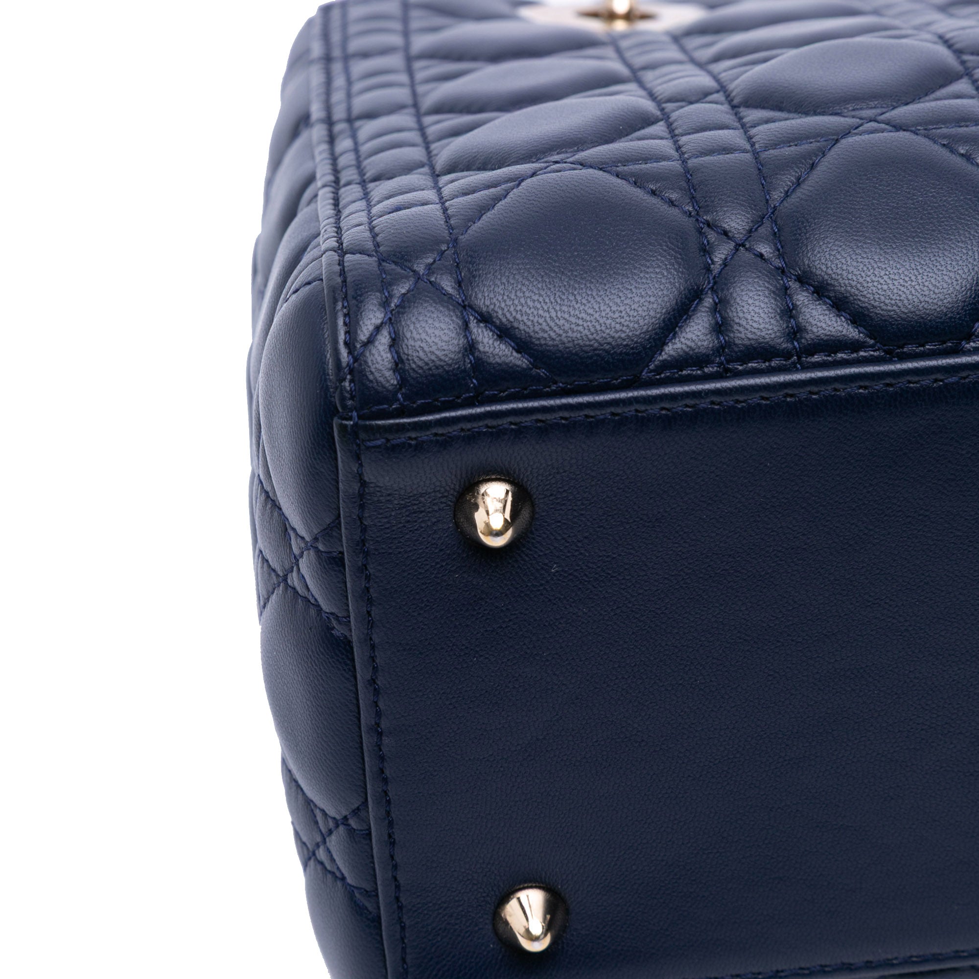 Dior Medium Lambskin Cannage Lady Dior - image 9