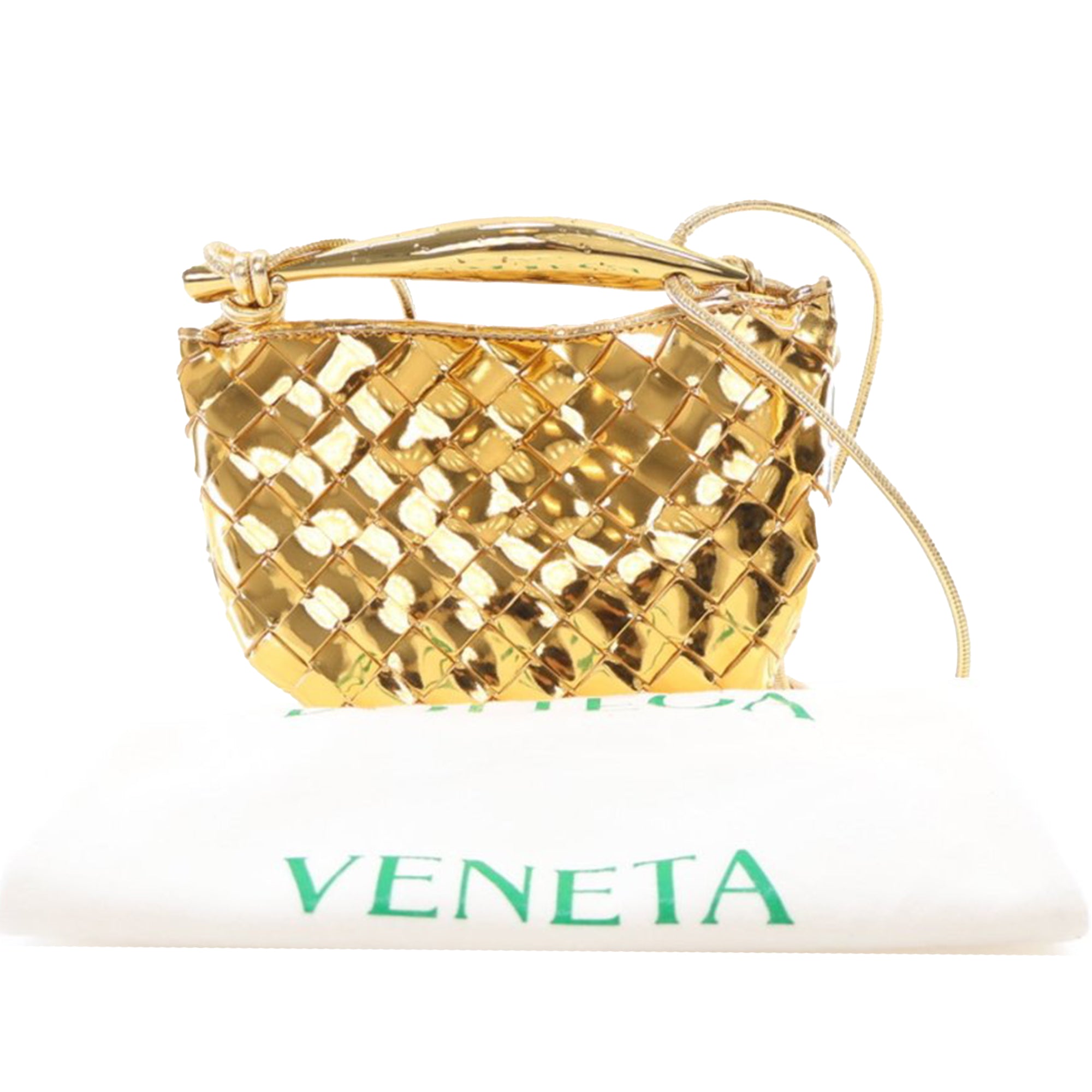 Bottega Veneta Baby Metallic Lambskin Intrecciato Sardine - image 13