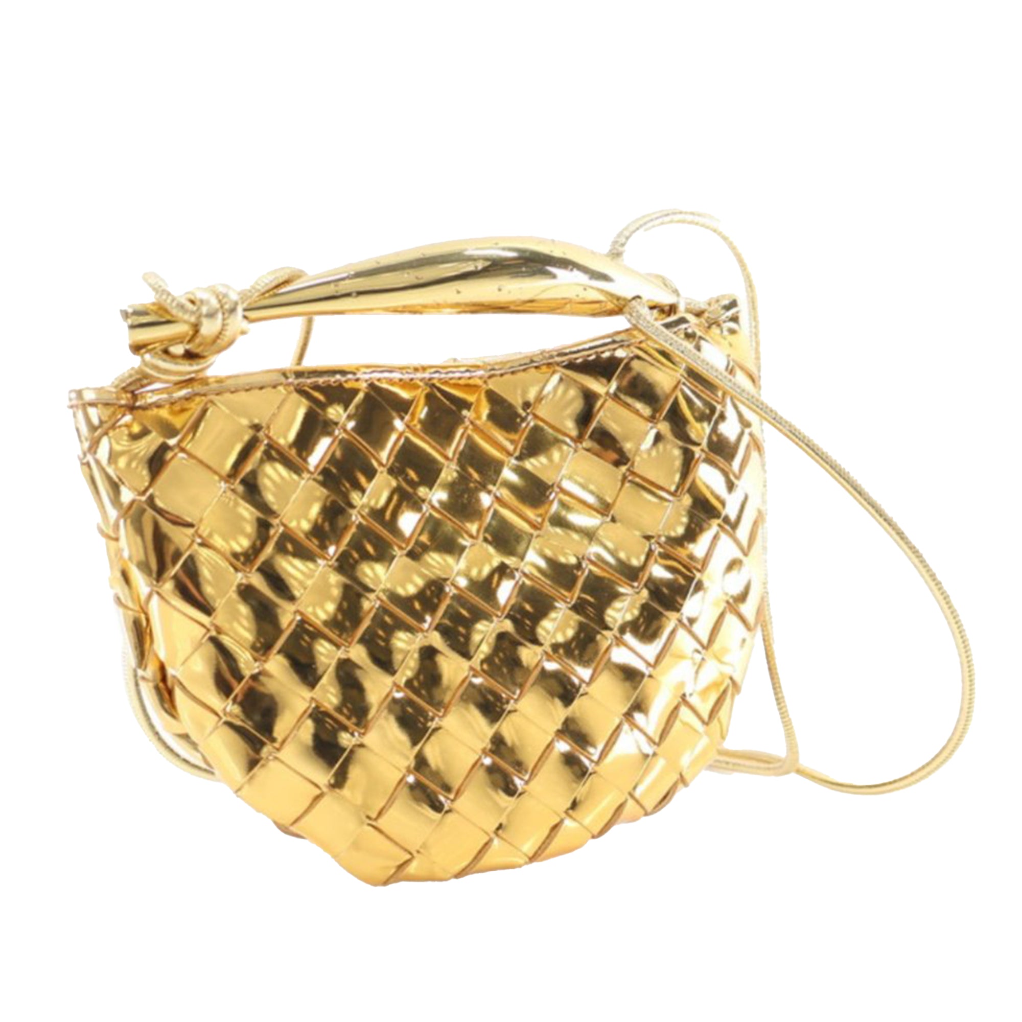 Bottega Veneta Baby Metallic Lambskin Intrecciato Sardine - image 2