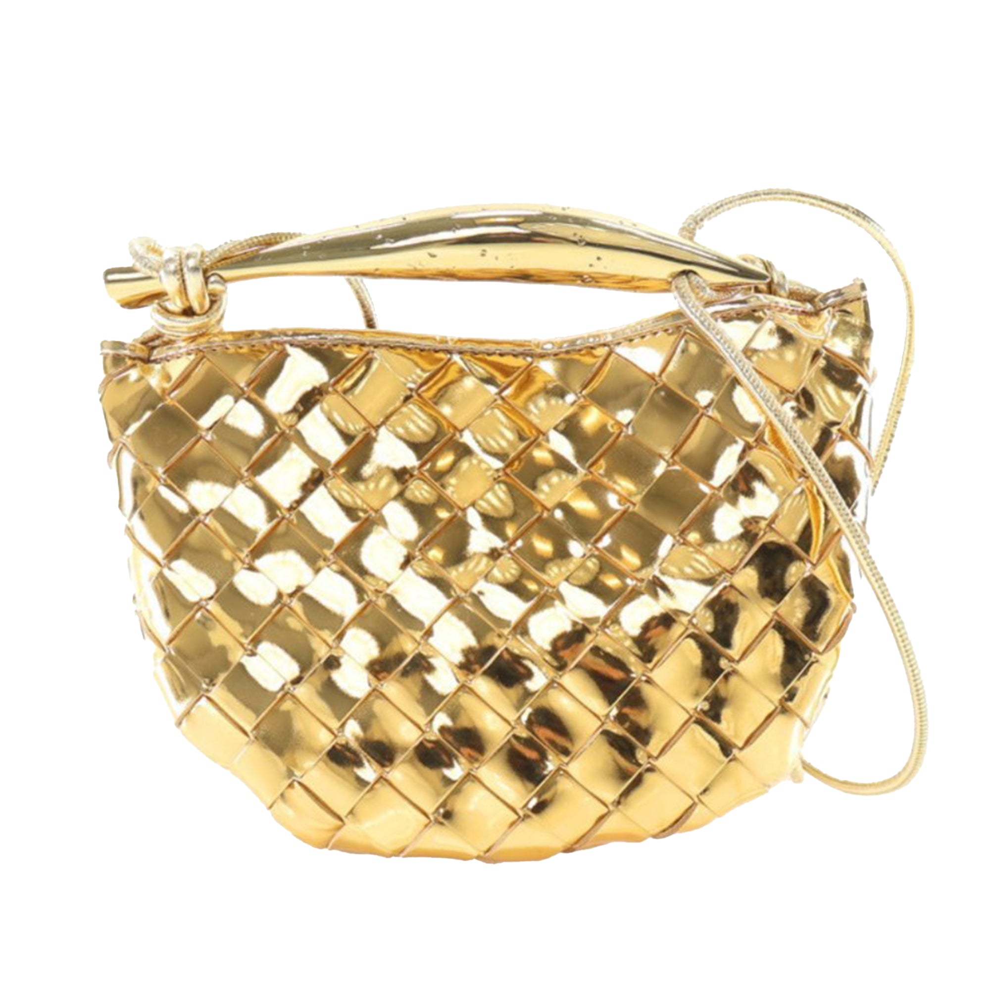 Bottega Veneta Baby Metallic Lambskin Intrecciato Sardine - image 4