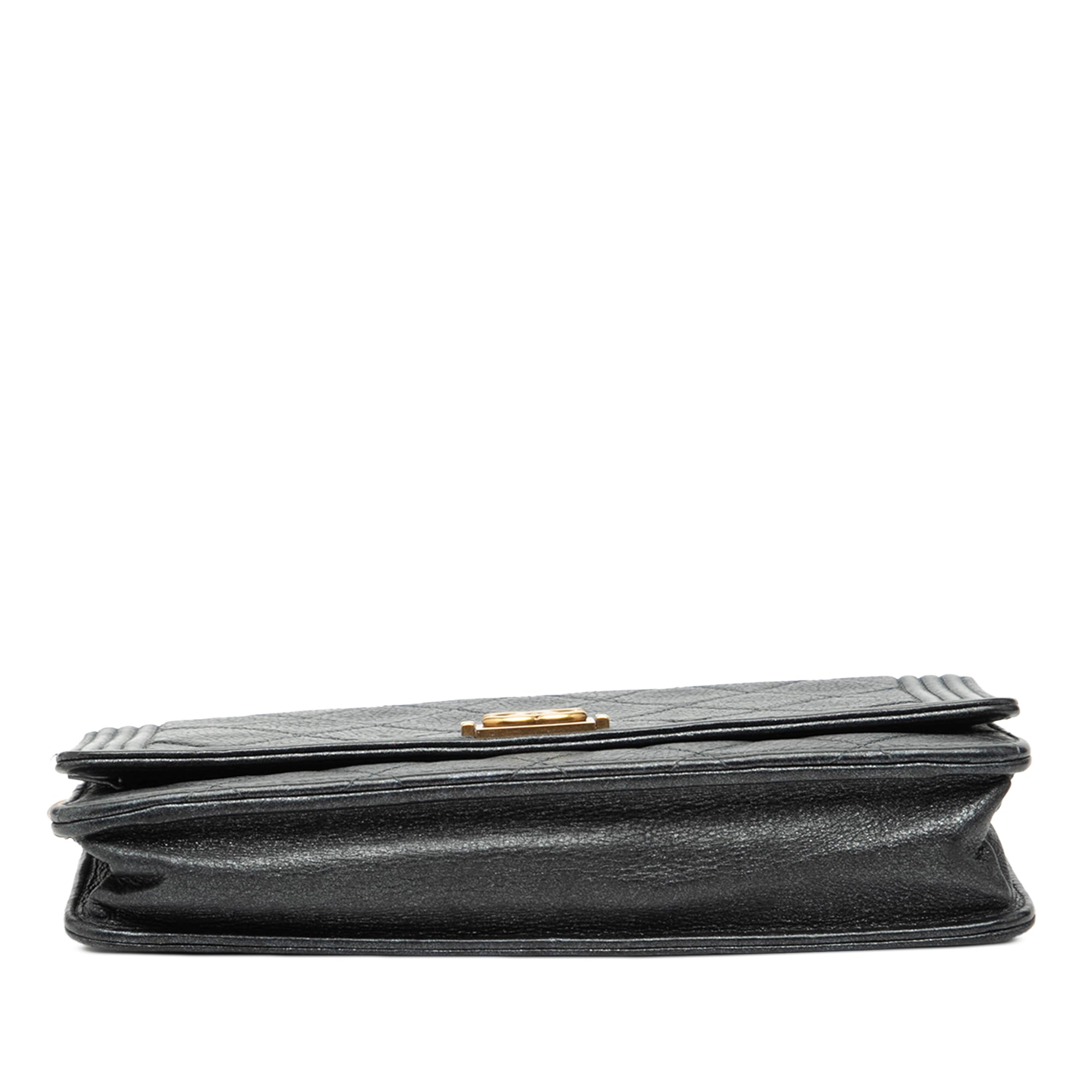 Chanel Quilted Calfskin Boy Wallet on Chain - image 3