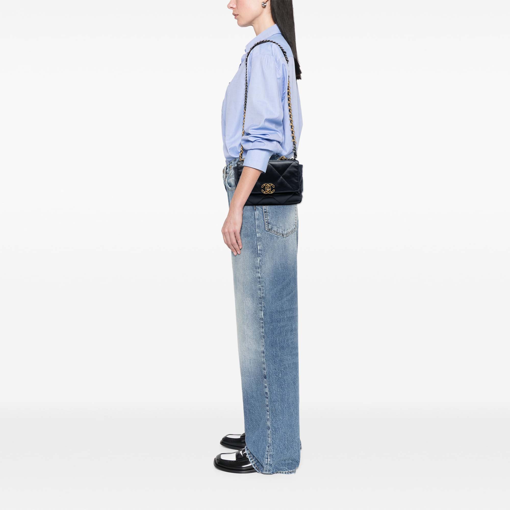 Chanel Medium Lambskin 19 Flap - image 7