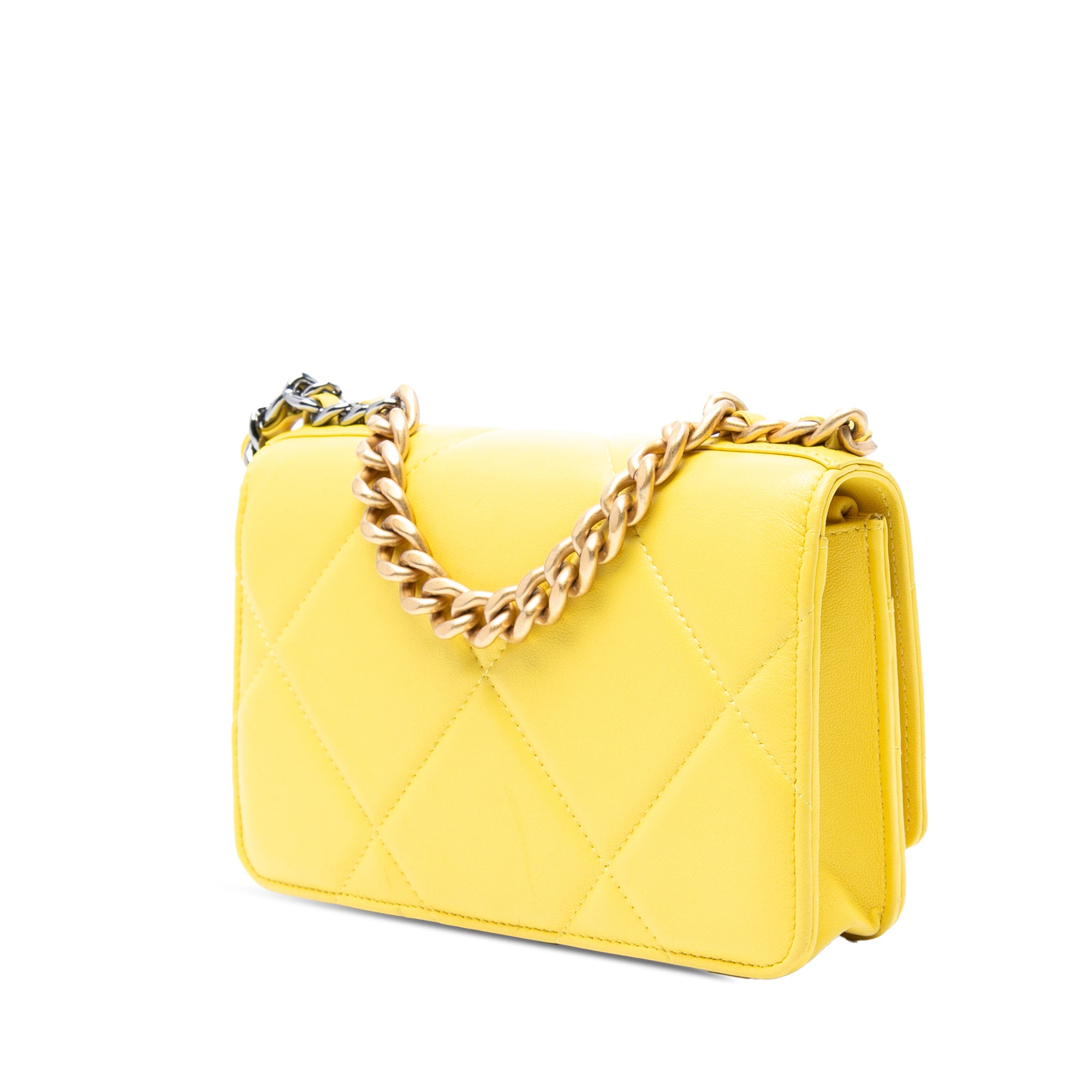 Chanel Quilted Lambskin 19 Wallet on Chain - image 2