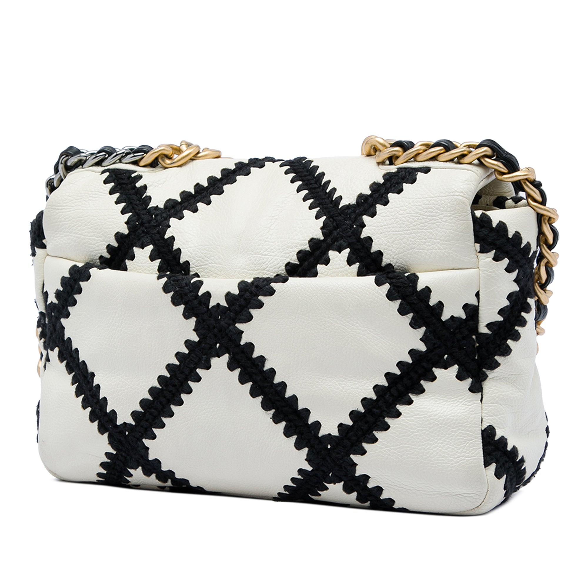Chanel Medium Crochet Calfskin 19 Flap - image 2