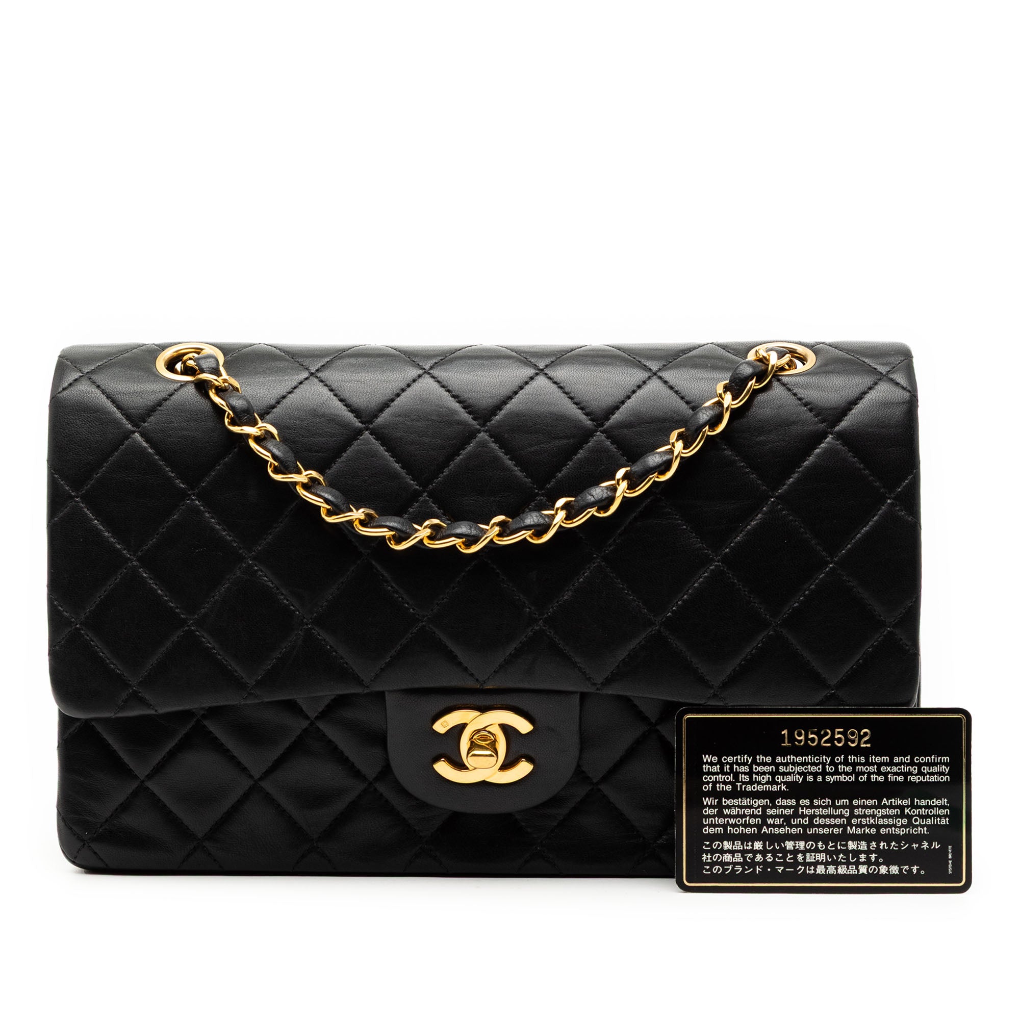 Chanel Medium Classic Lambskin Double Flap - image 9
