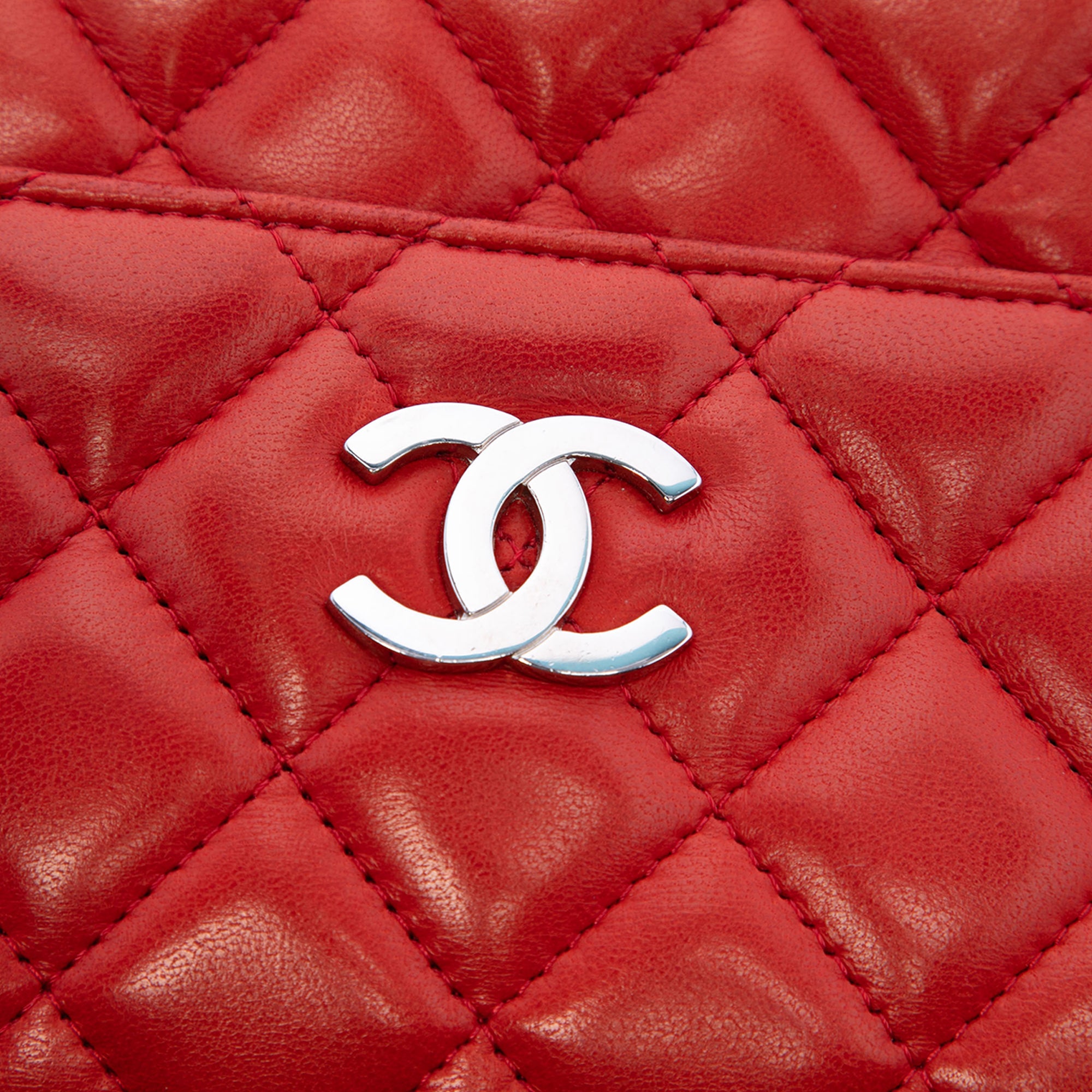 Chanel Quilted Lambskin Camera Bag - image 5