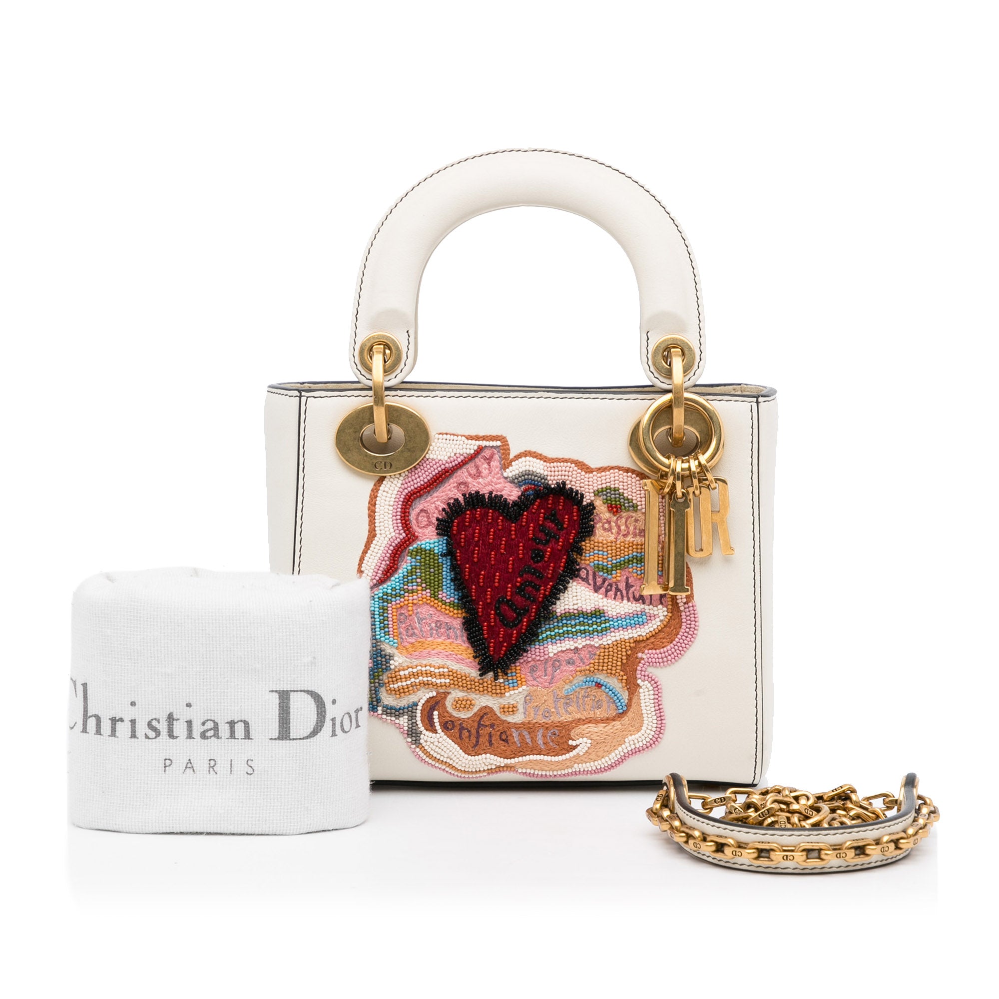 Dior DiorAmour Niki De Saint Phalle Mini Calfskin Sequins Lady Dior - image 12