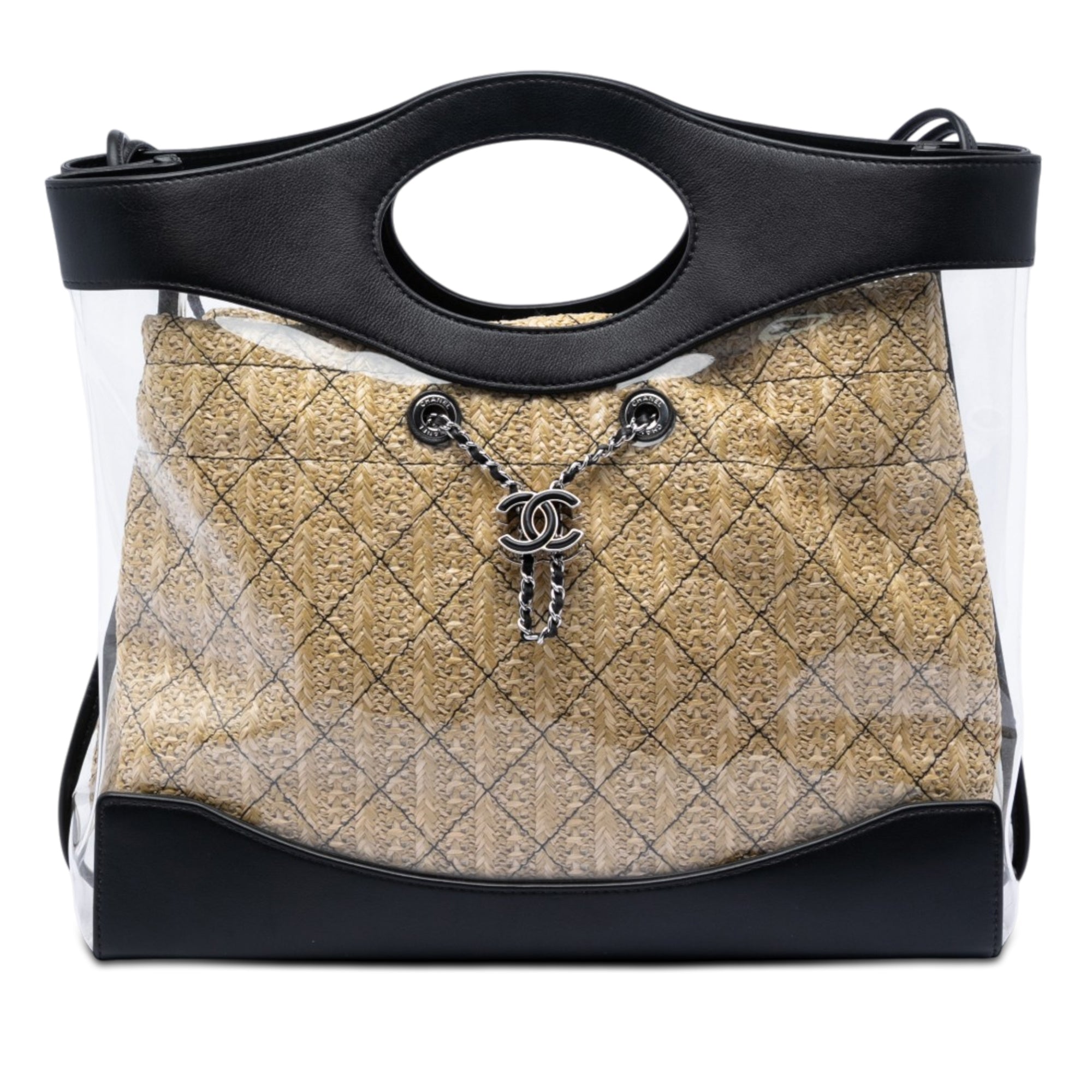 Chanel PVC and Calfskin 31 Shopping Tote - image 1