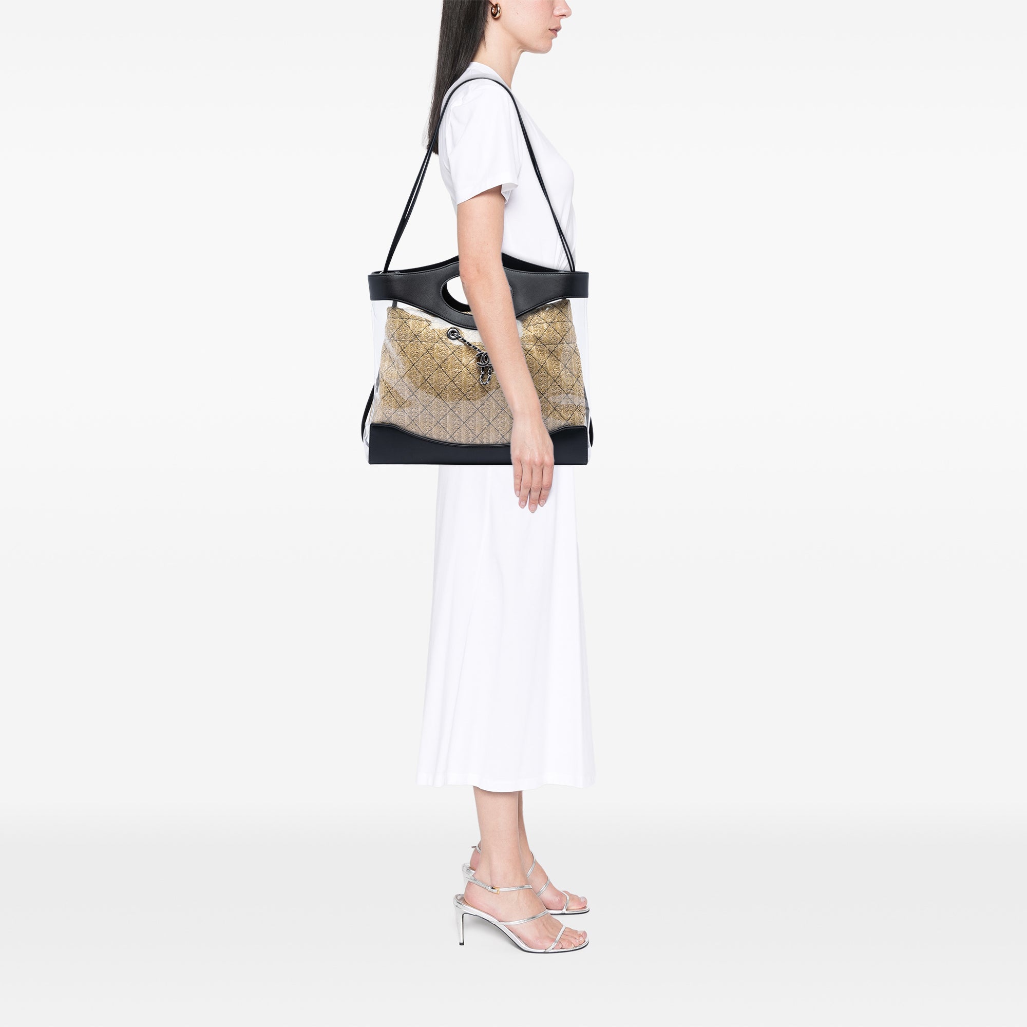 Chanel PVC and Calfskin 31 Shopping Tote - image 6