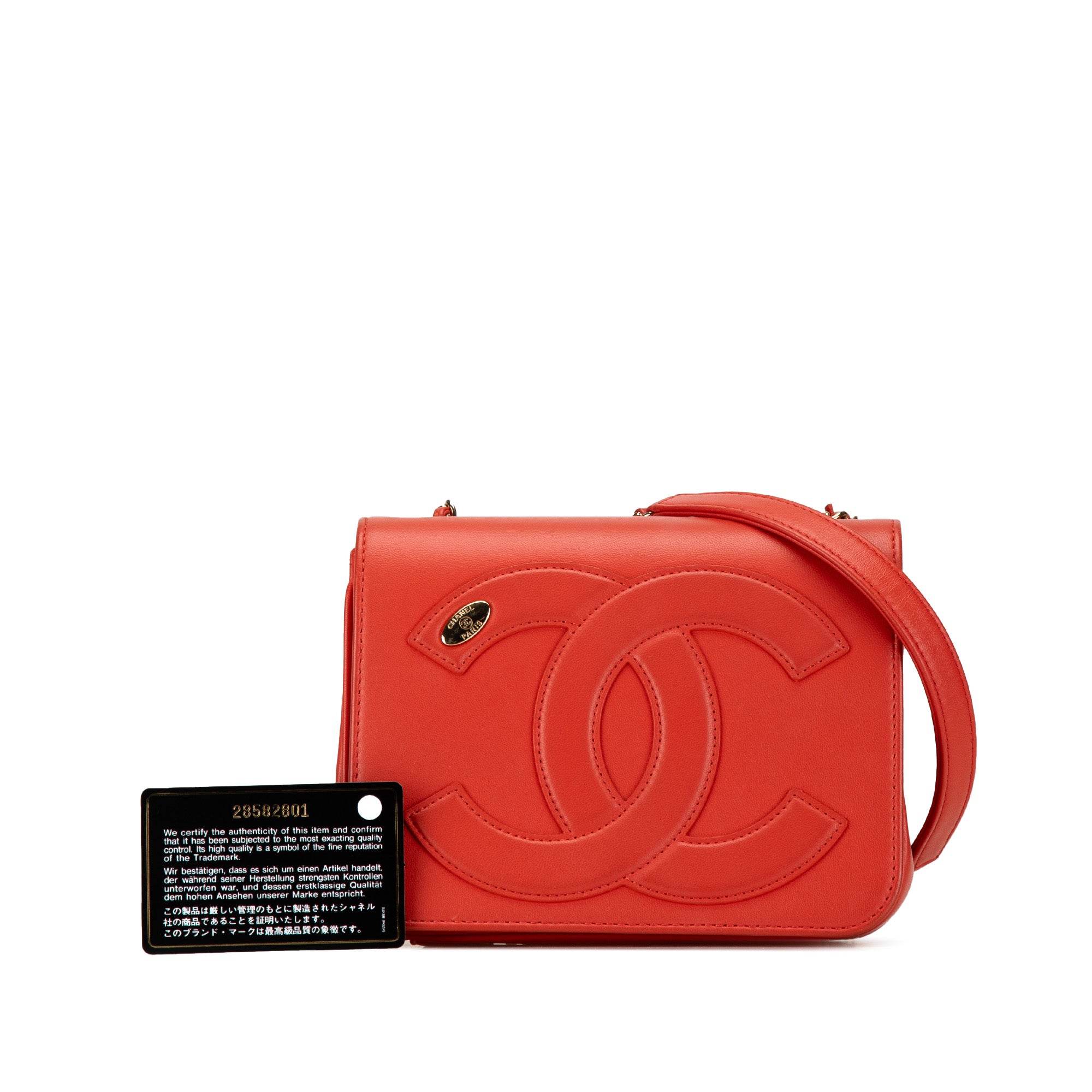 Chanel Lambskin CC Mania Flap - image 10