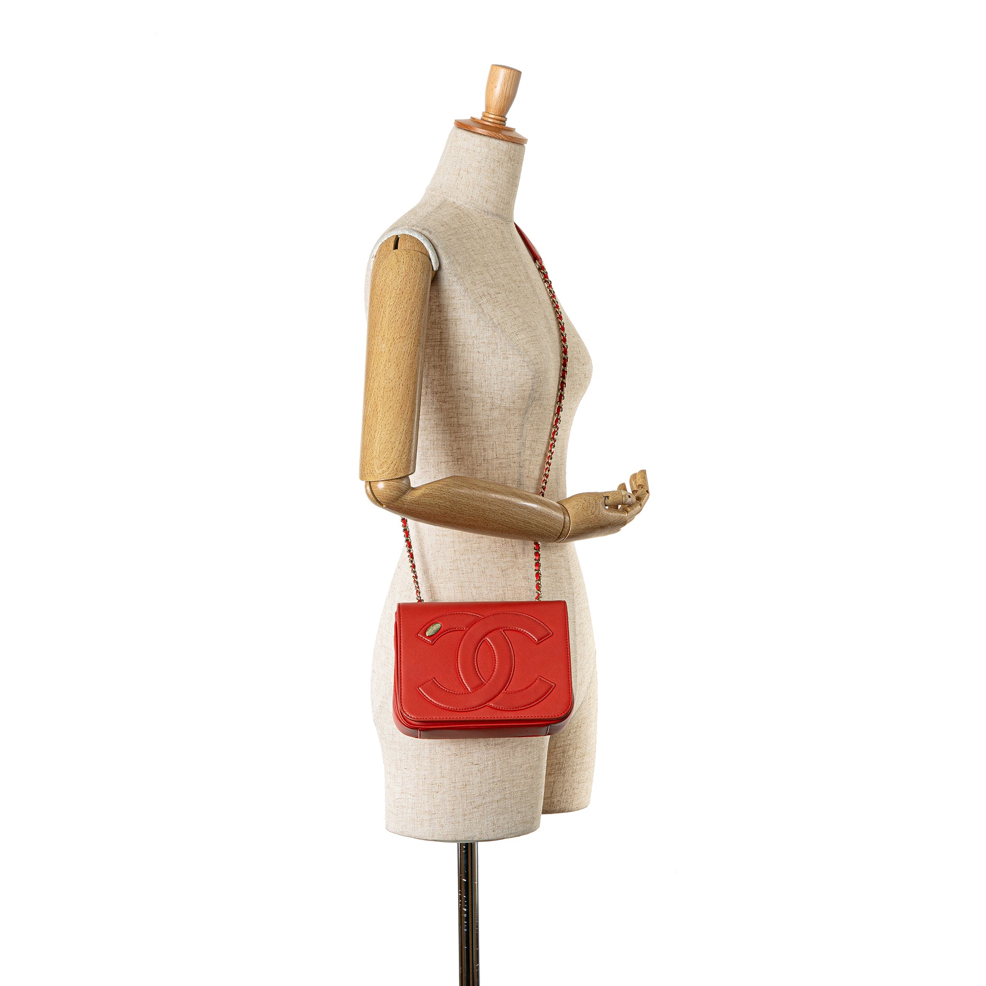 Chanel Lambskin CC Mania Flap - image 9