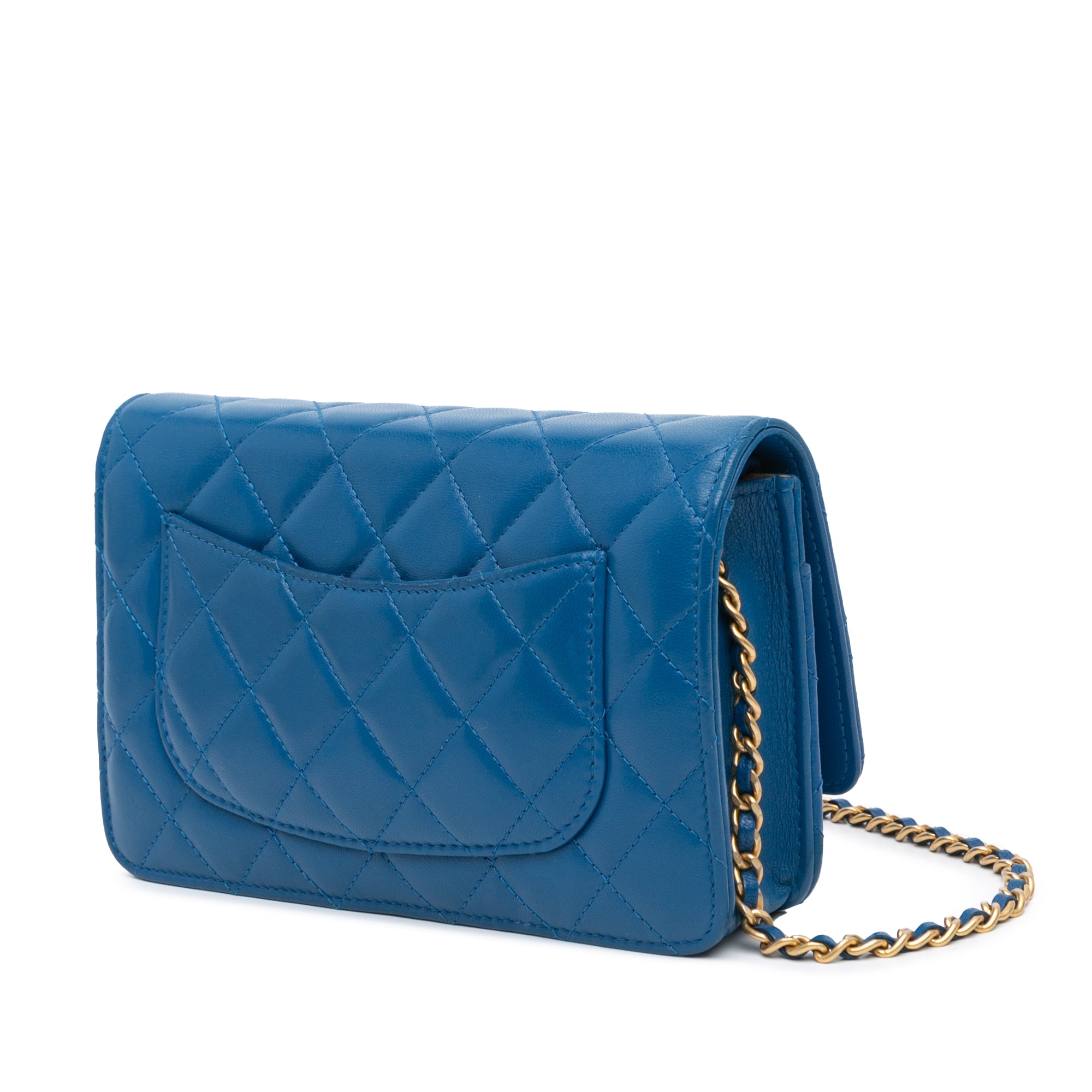 Chanel Lambskin Pearl Crush Wallet On Chain - image 2