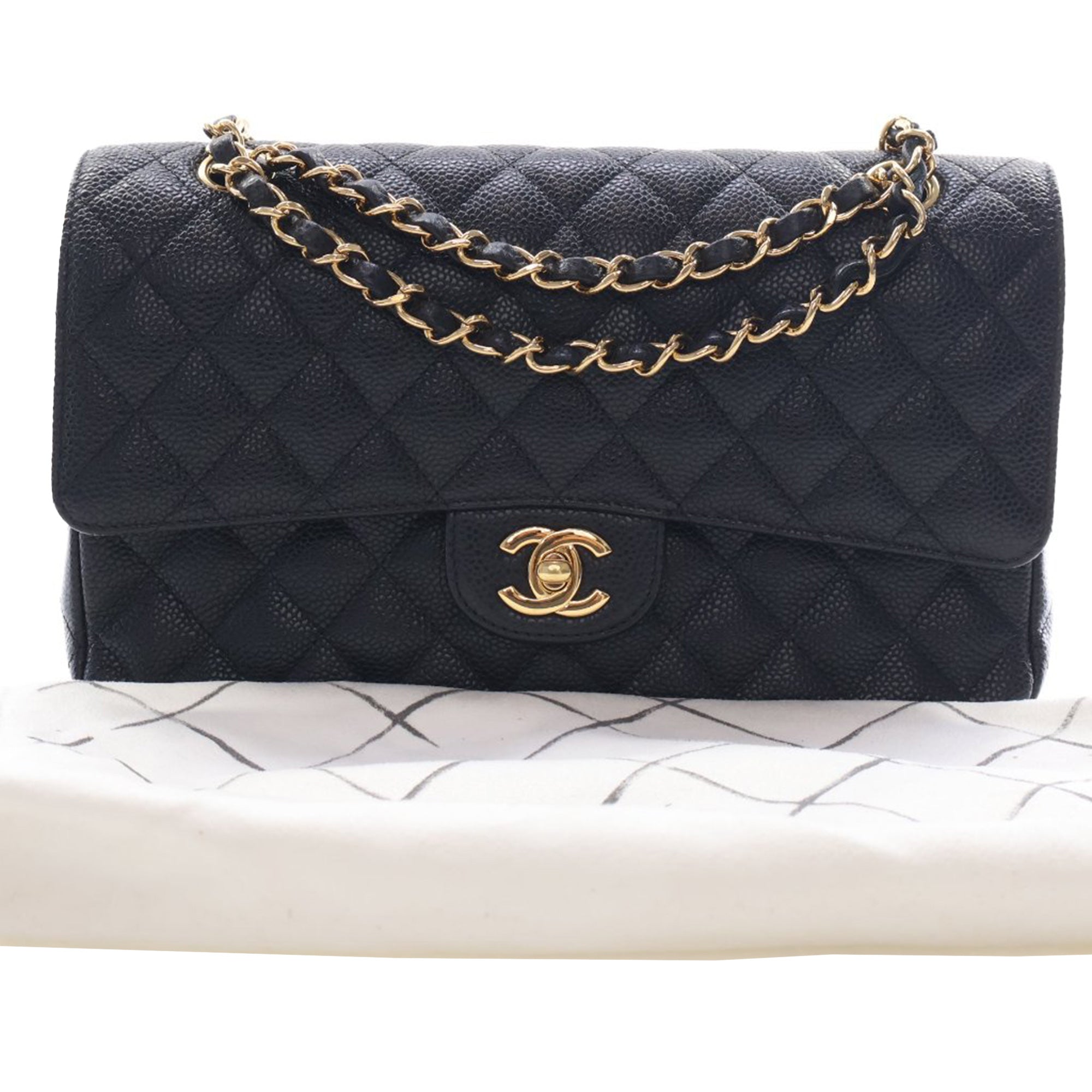 Chanel Medium Classic Caviar Double Flap - image 15