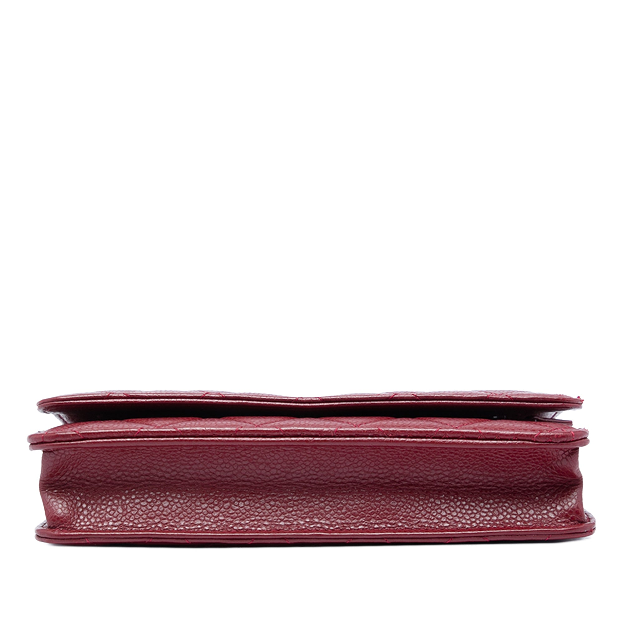 Chanel CC Quilted Caviar Wallet on Chain - image 3