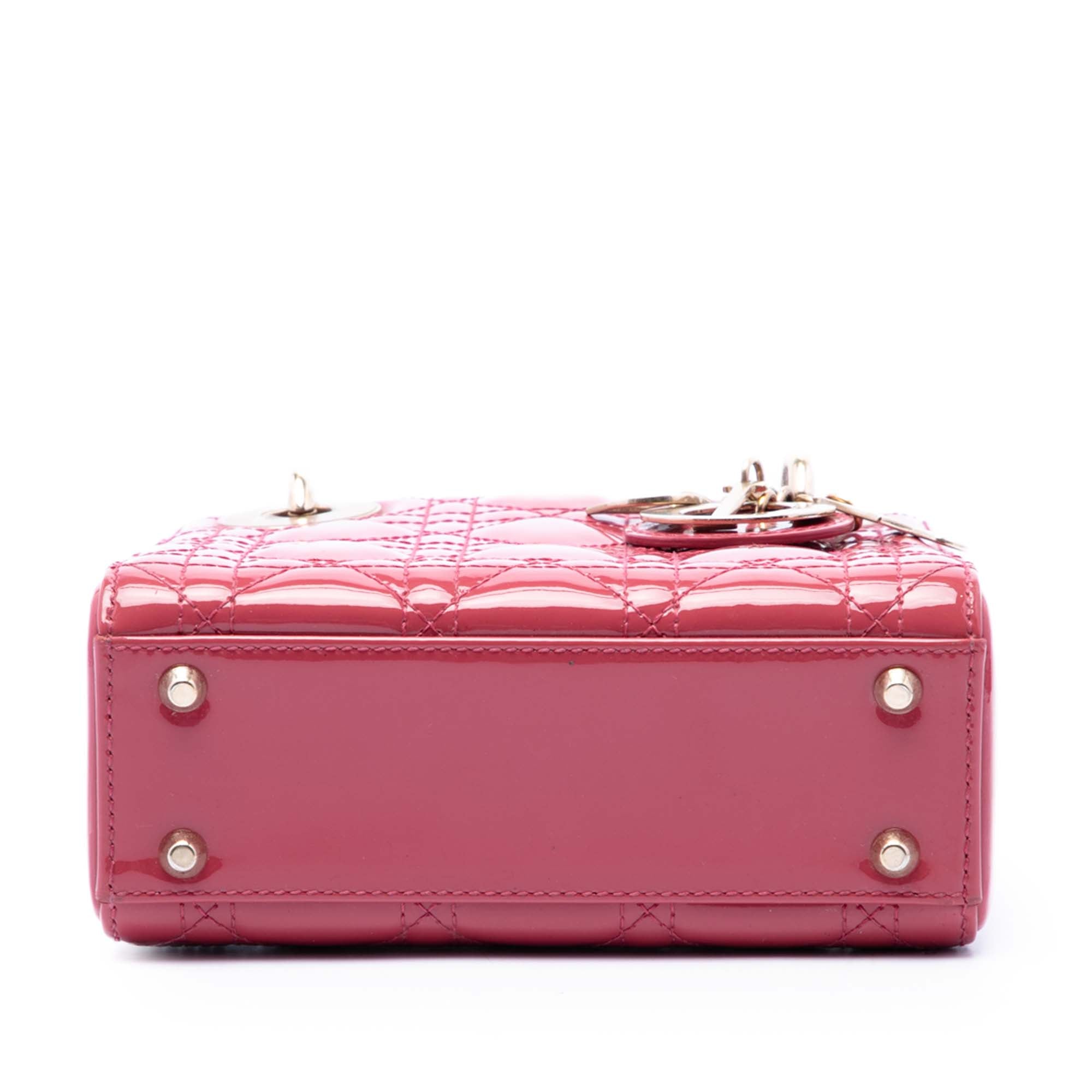 Dior Mini Patent Cannage Lady Dior - image 3