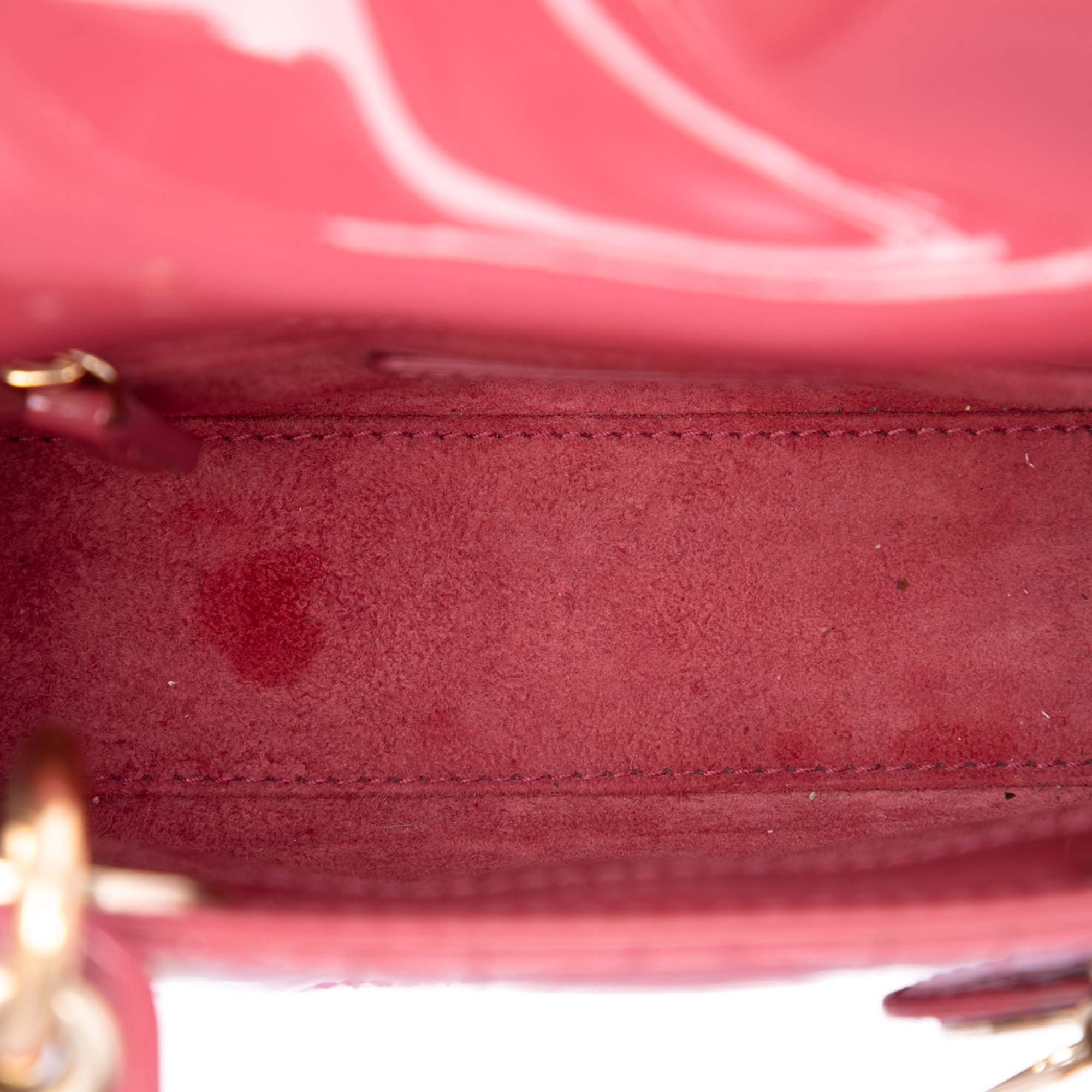 Dior Mini Patent Cannage Lady Dior - image 4