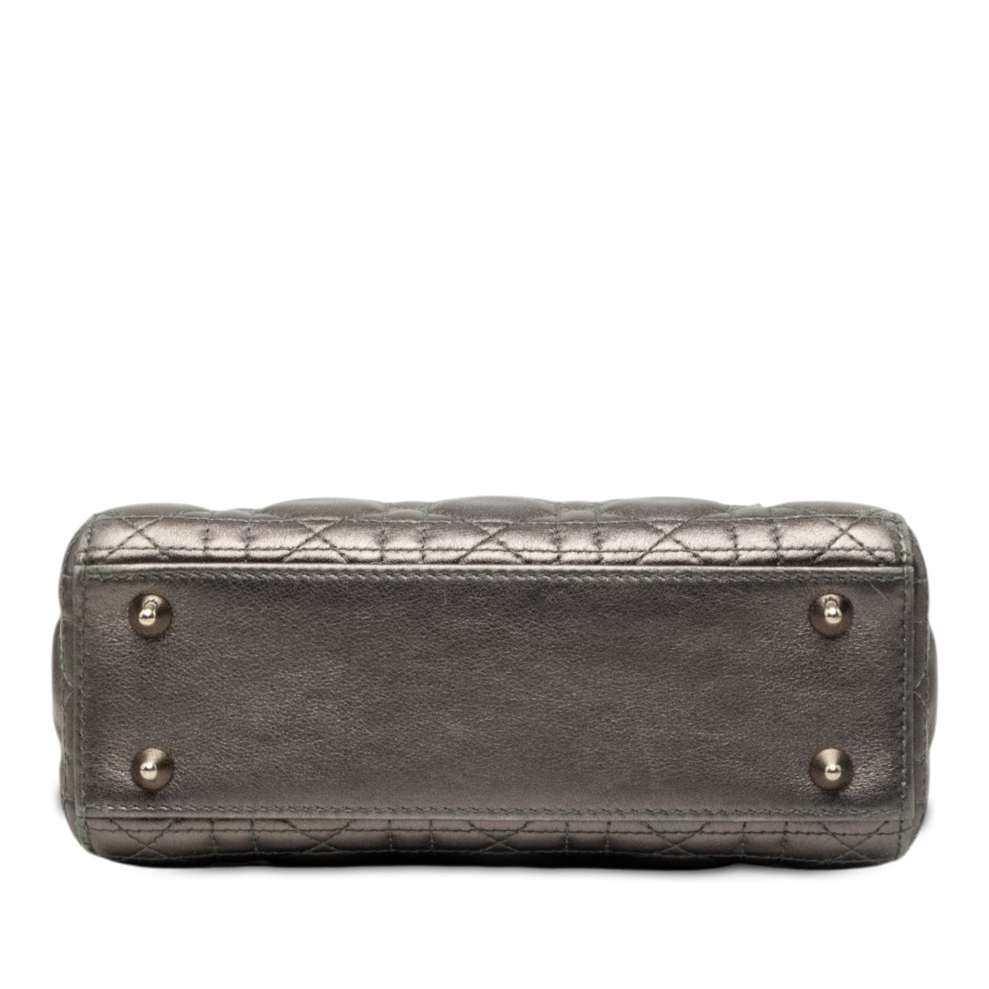 Dior Small Metallic Lambskin Cannage My ABCDior Lady Dior - image 3