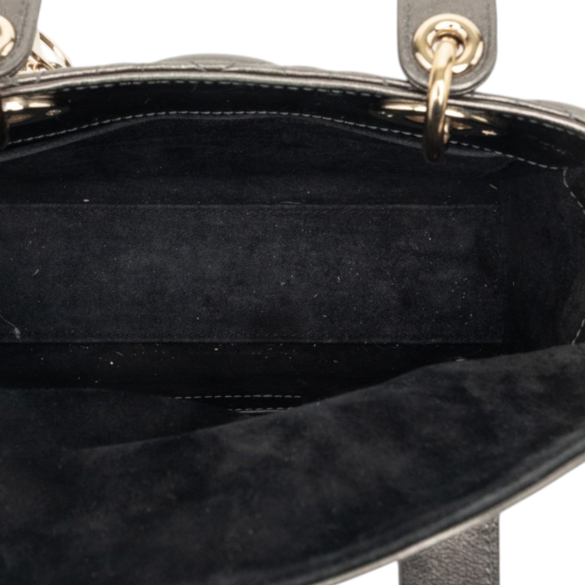 Dior Small Metallic Lambskin Cannage My ABCDior Lady Dior - image 4