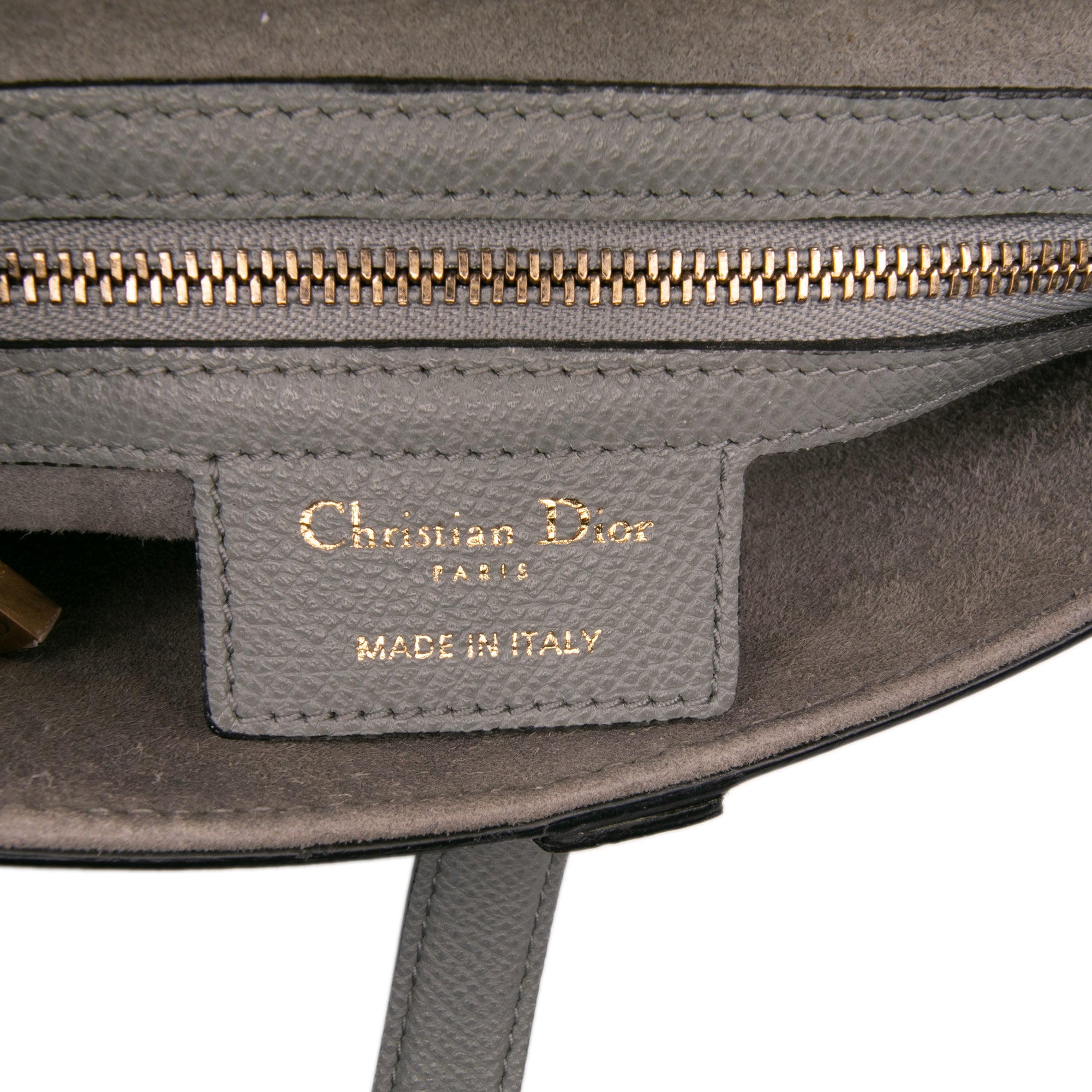 Dior Grained Calfskin Saddle Bag - image 5