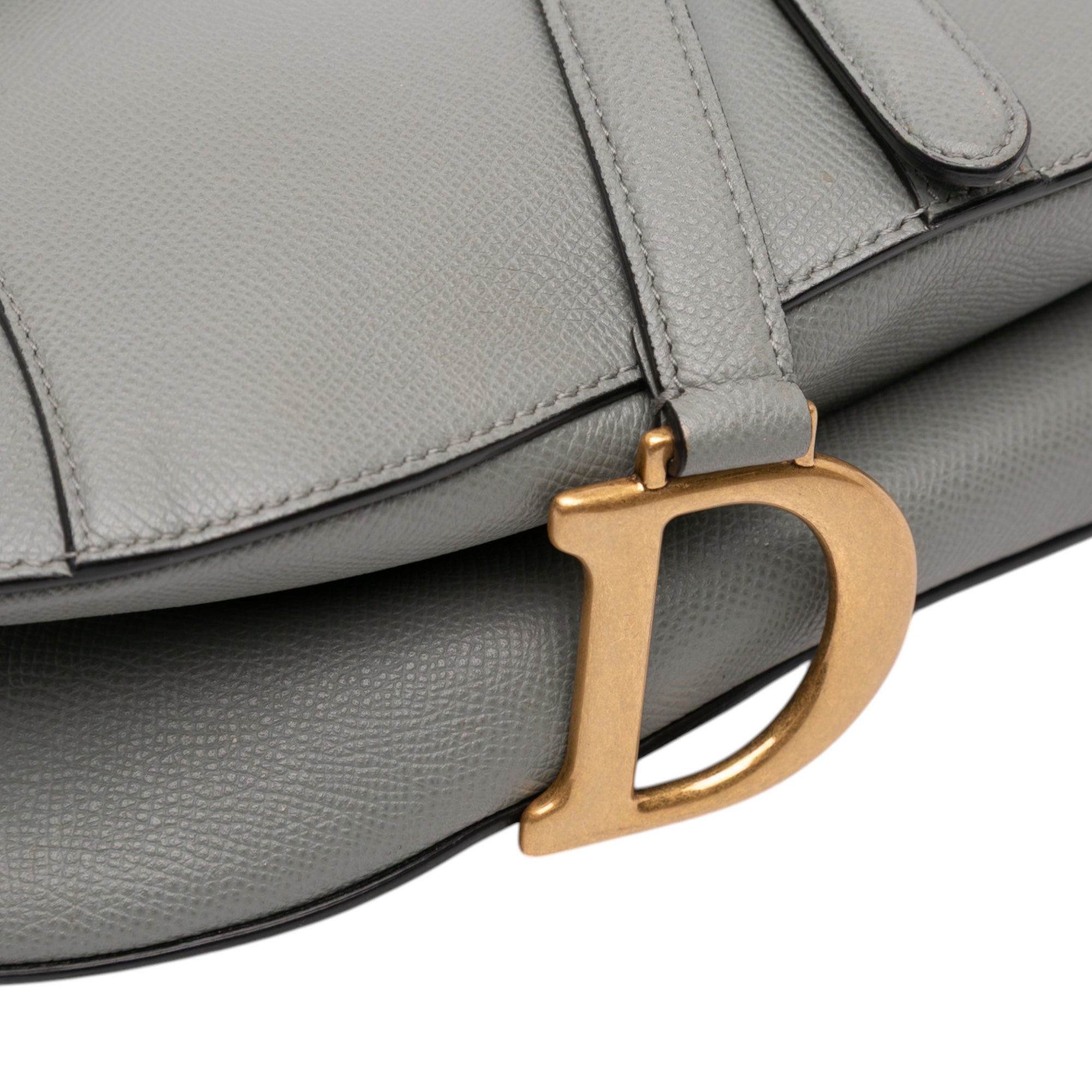 Dior Grained Calfskin Saddle Bag - image 7