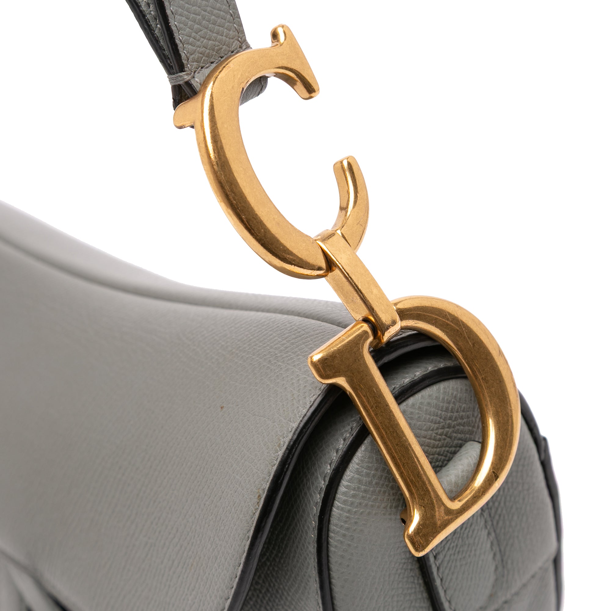 Dior Grained Calfskin Saddle Bag - image 8