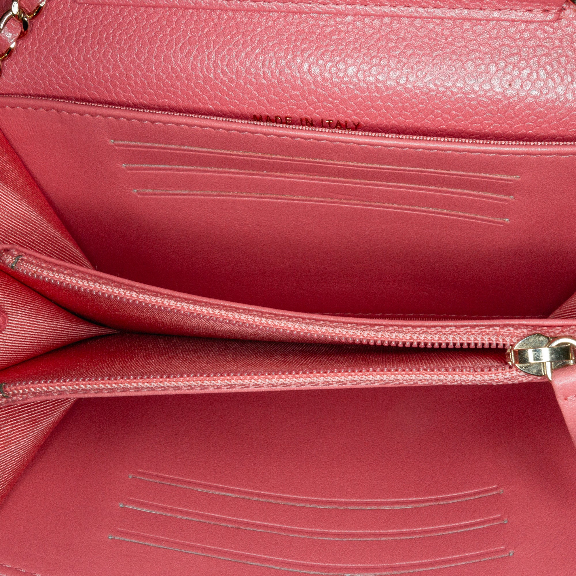 Chanel Mini Classic Caviar Flap Wallet on Chain - image 4