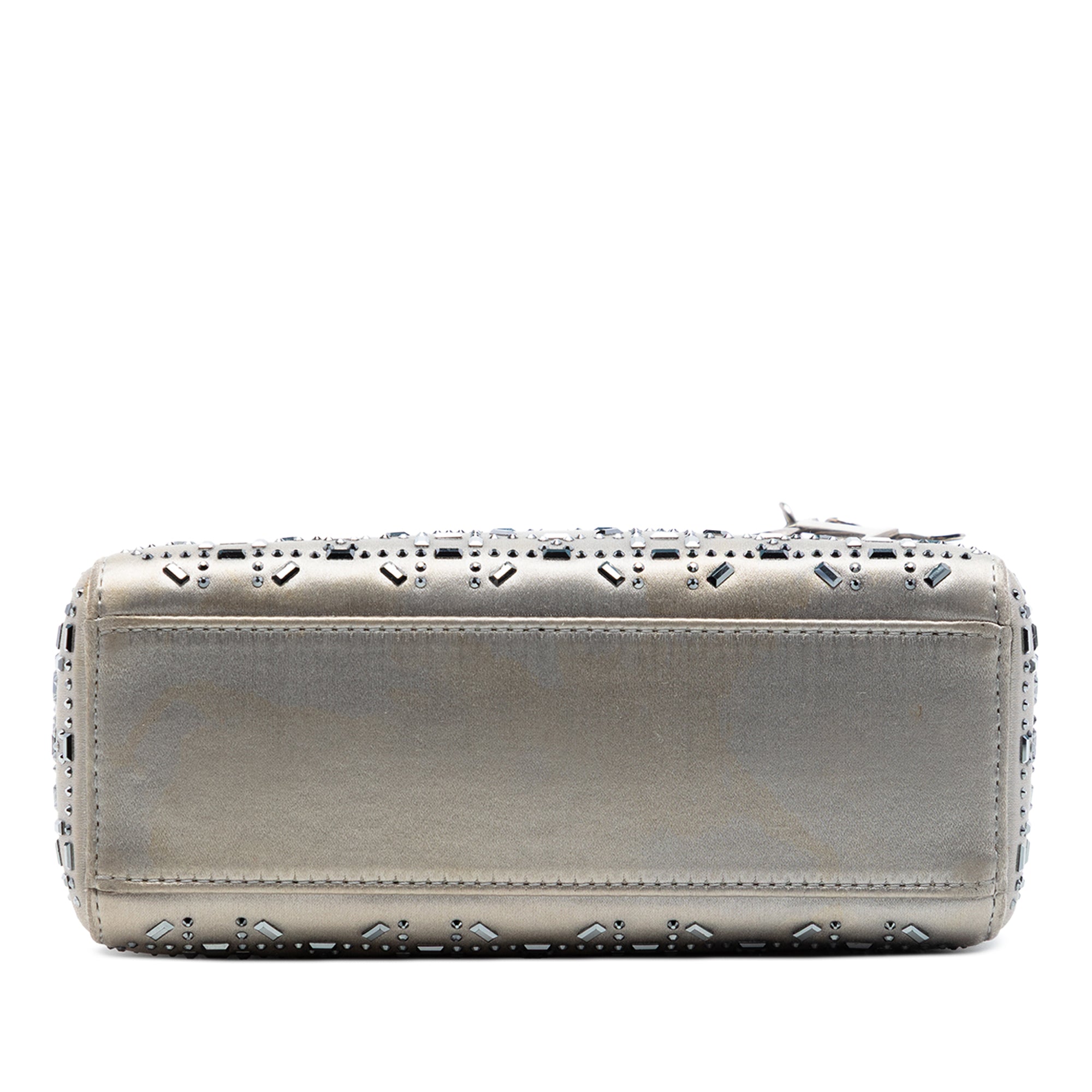 Dior Mini Satin Cannage Crystal Embellished Lady Dior - image 3