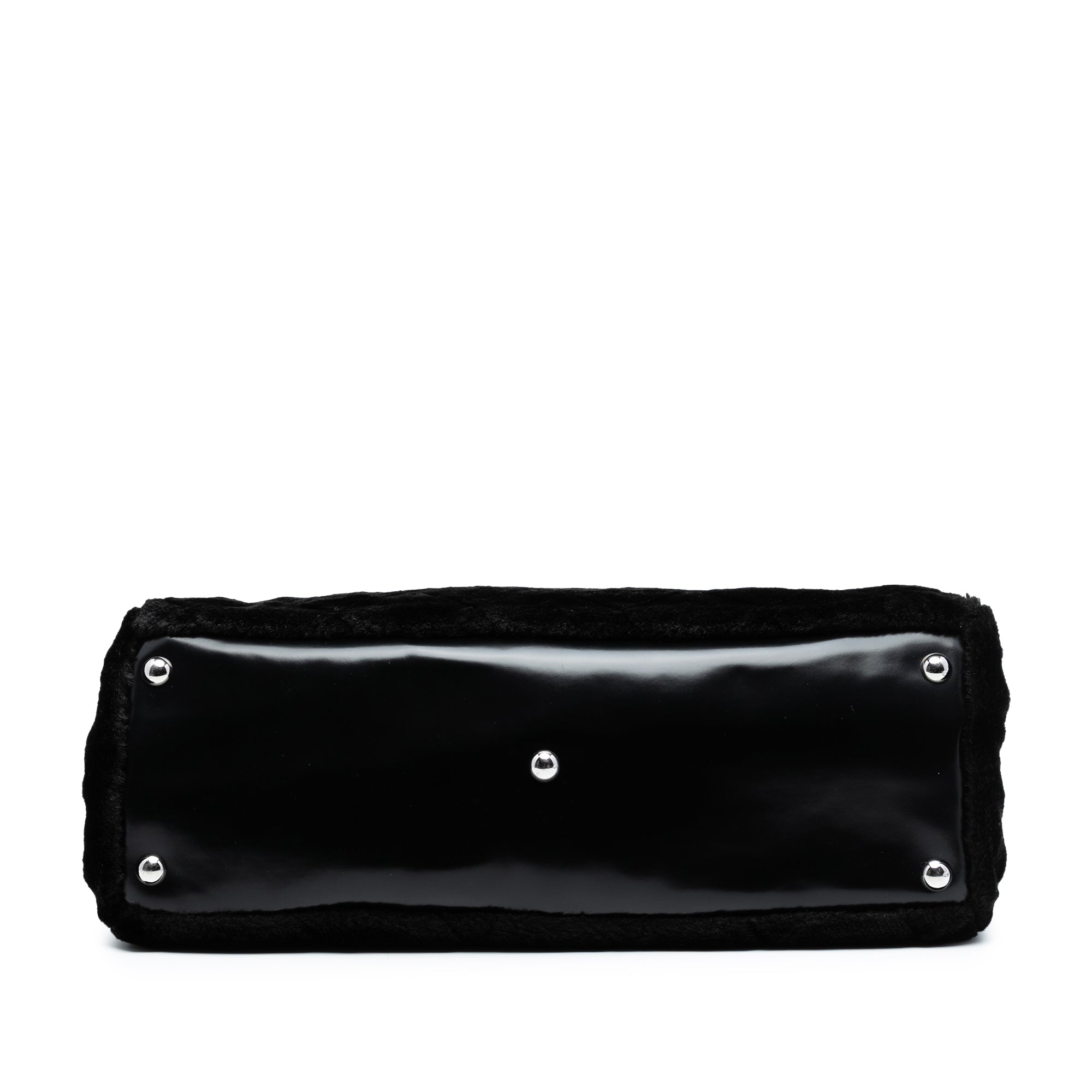Chanel Quilted Fantasy Fur Camellia Tote - image 3