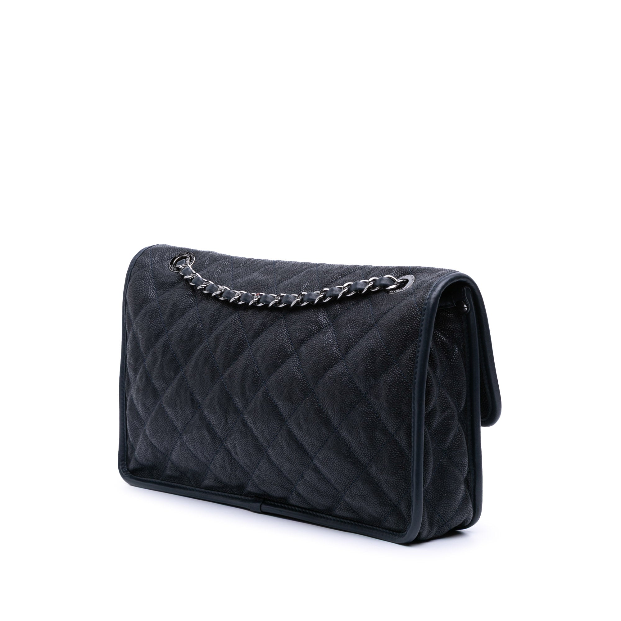 Chanel Medium Quilted Calfskin French Riviera Flap - image 2