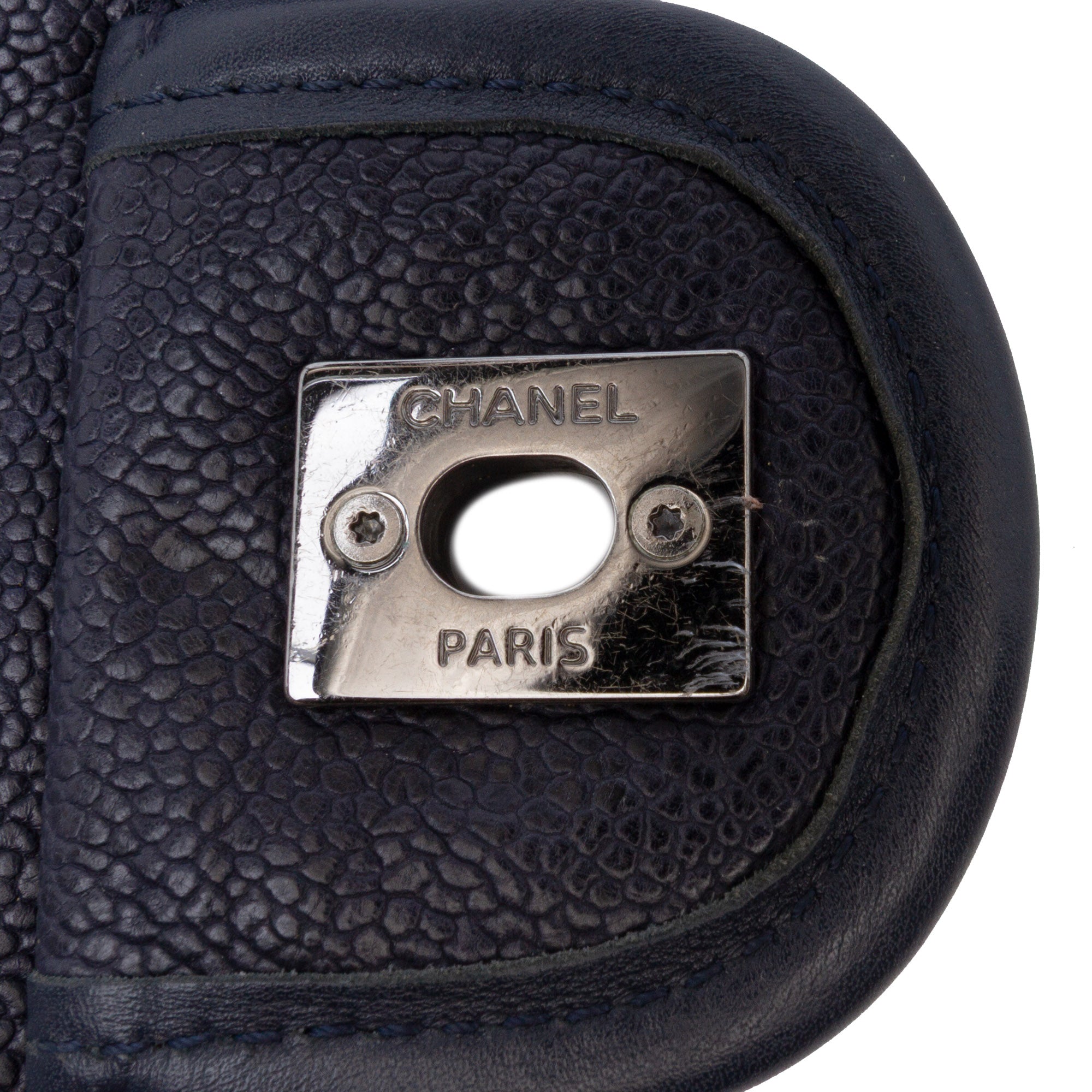 Chanel Medium Quilted Calfskin French Riviera Flap - image 5