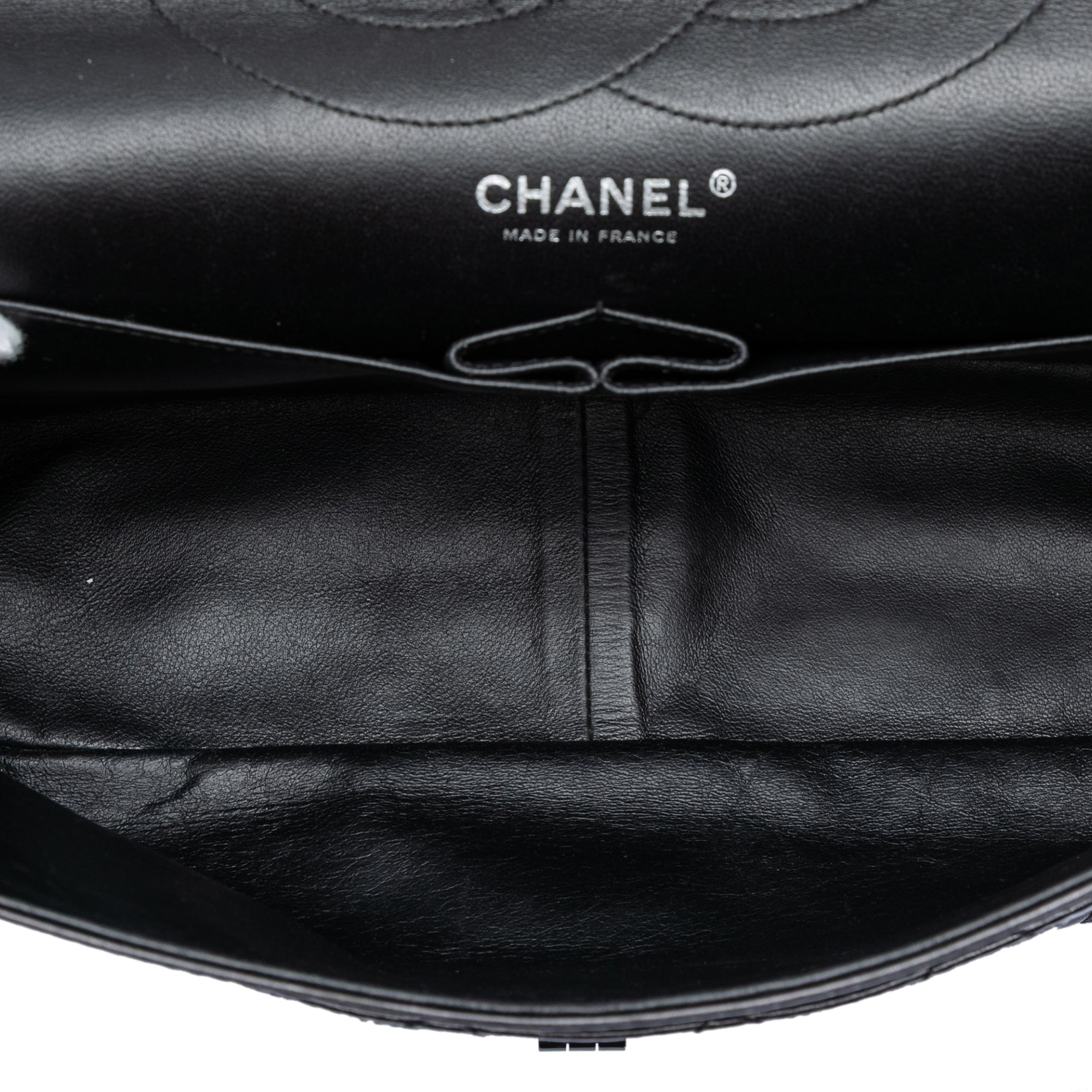 Chanel Quilted Aged Calfskin So Black Reissue 2.55 Double Flap 227 - image 4