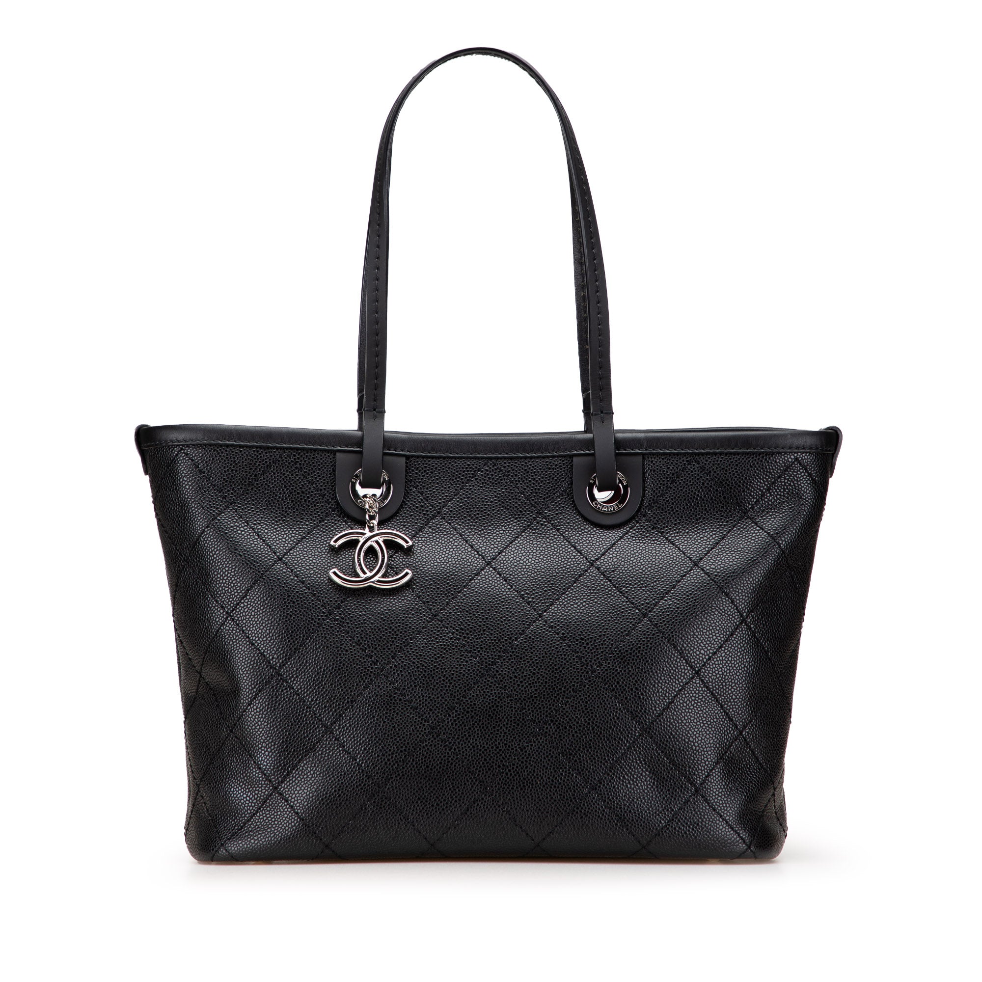 Chanel CC Caviar Wild Stitch On the Road Tote - image 1