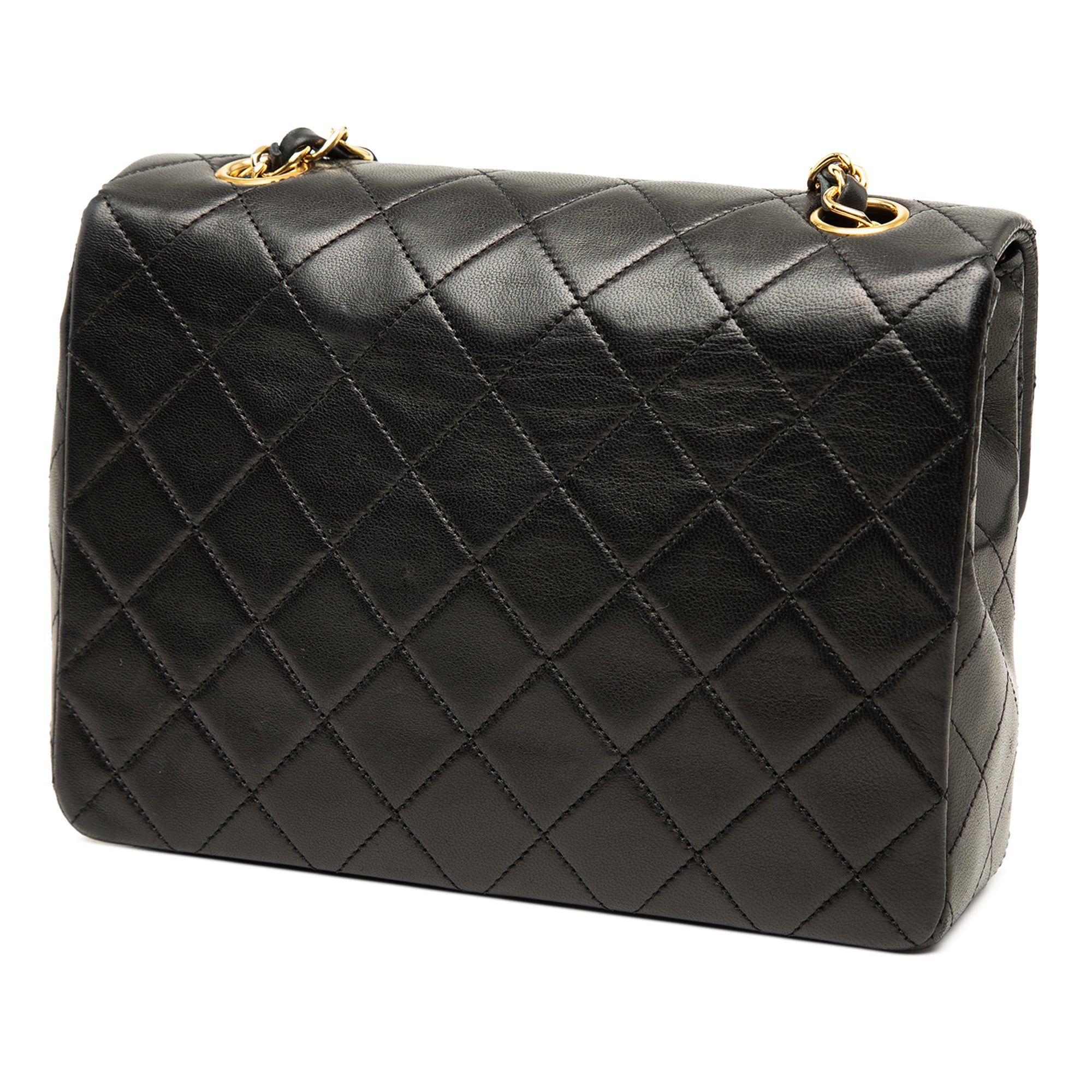 Chanel Square Quilted Lambskin Single Flap - image 2