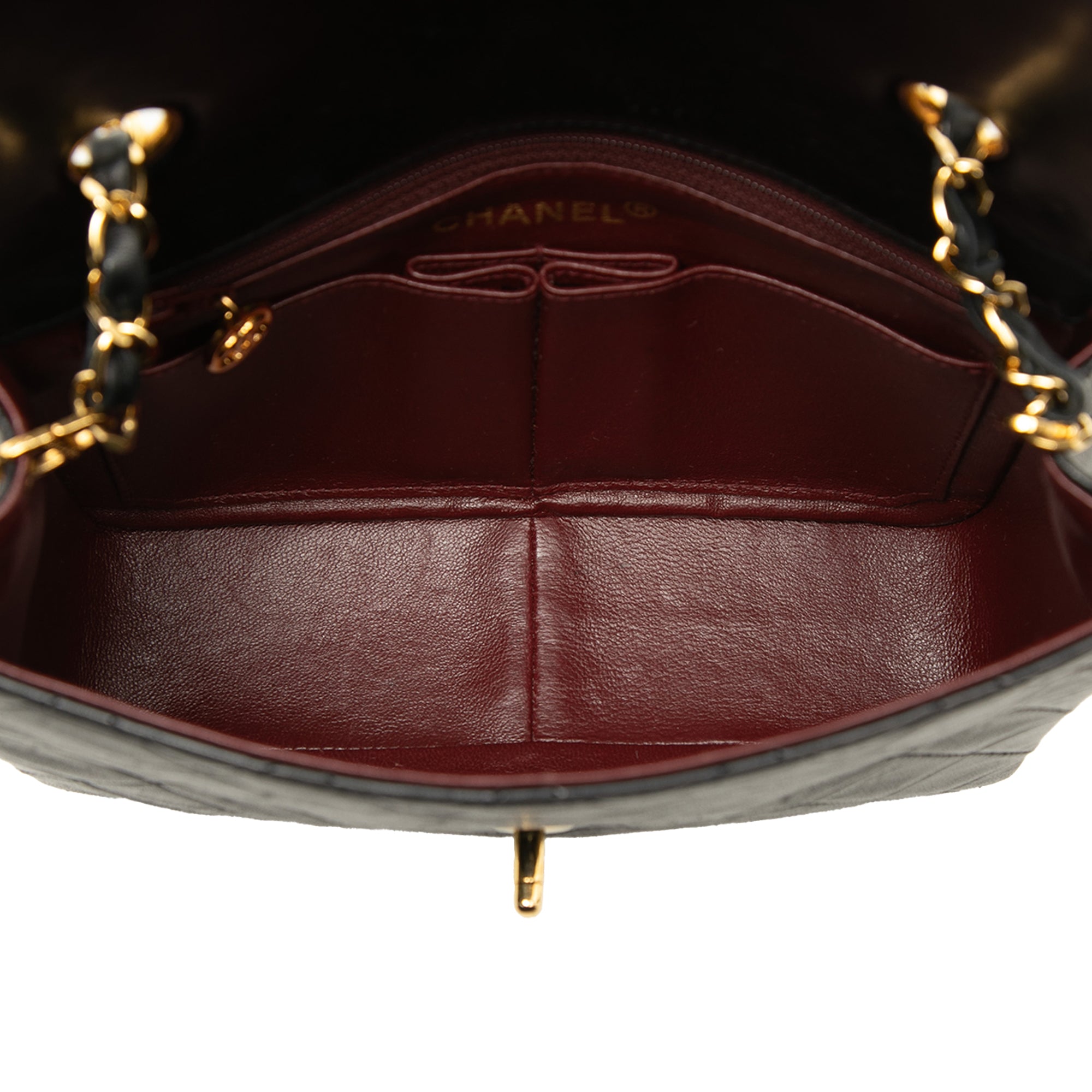 Chanel Square Quilted Lambskin Single Flap - image 4